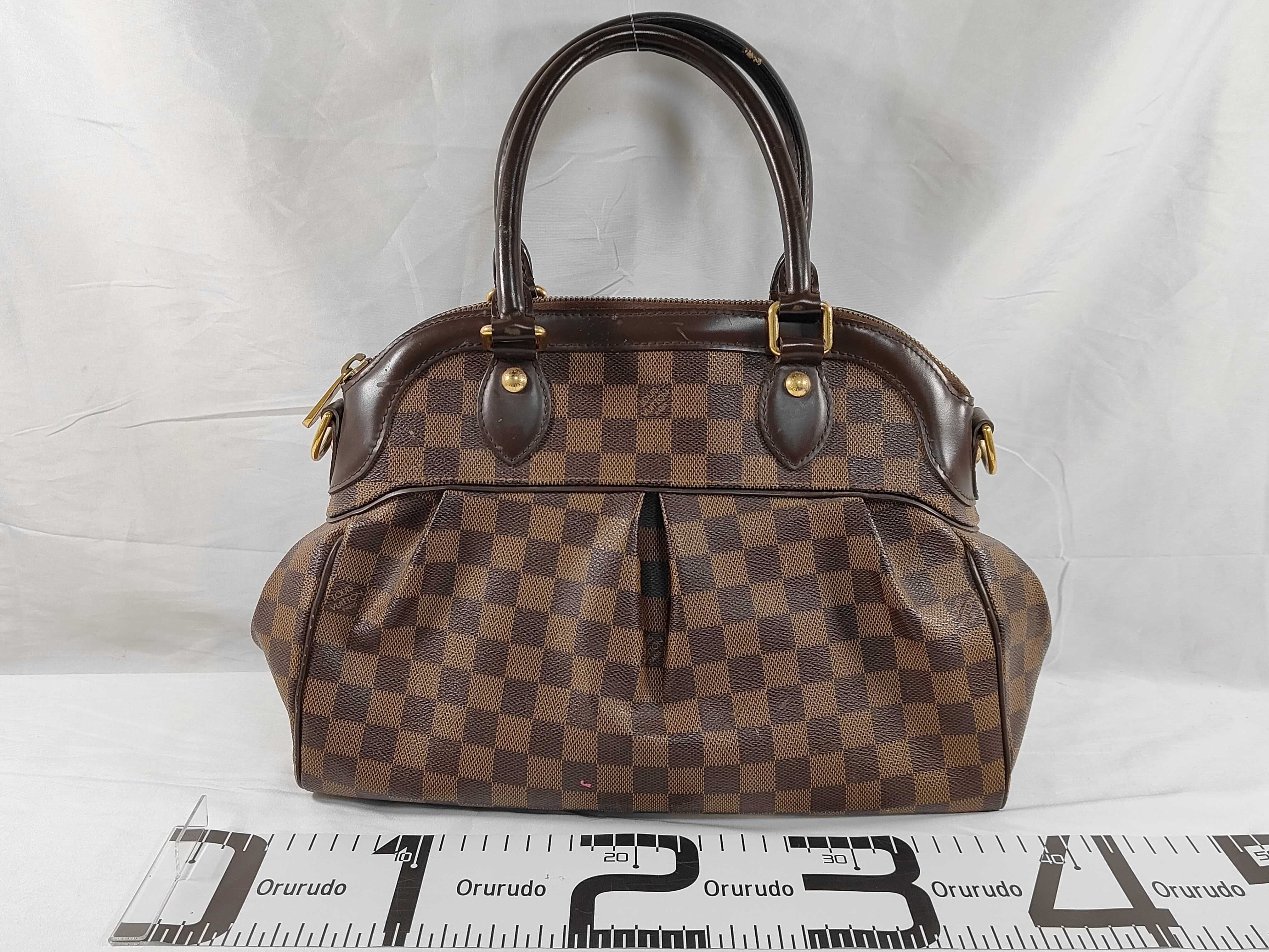 Damier ID- Damier Trevi PM N51997 TH3068 Brown with strap #TJ4111# Handbag — view 2