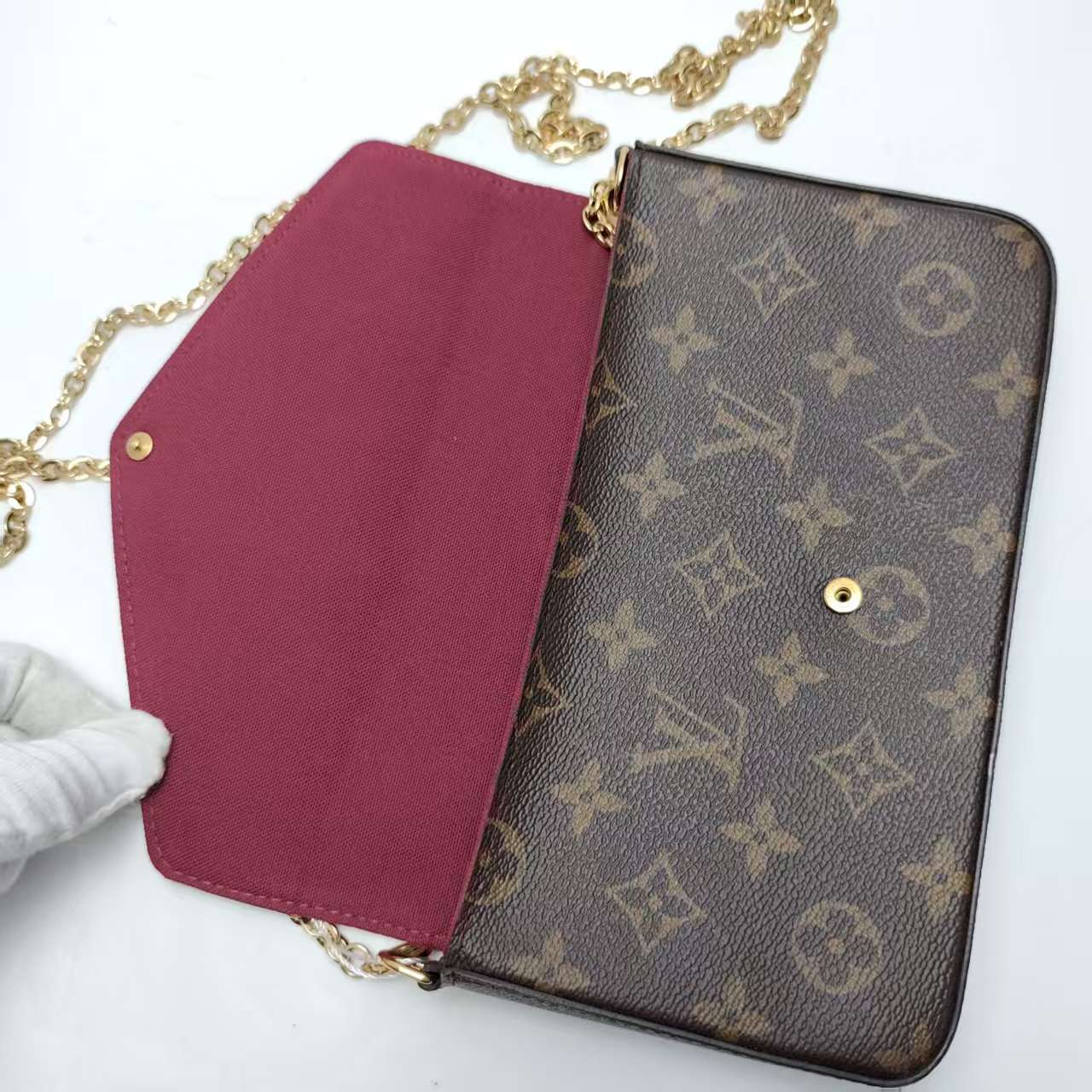 【*Shipped from: China*】LOUIS VUITTON Pochette Accessoires PU Shoulder Bag — view 5