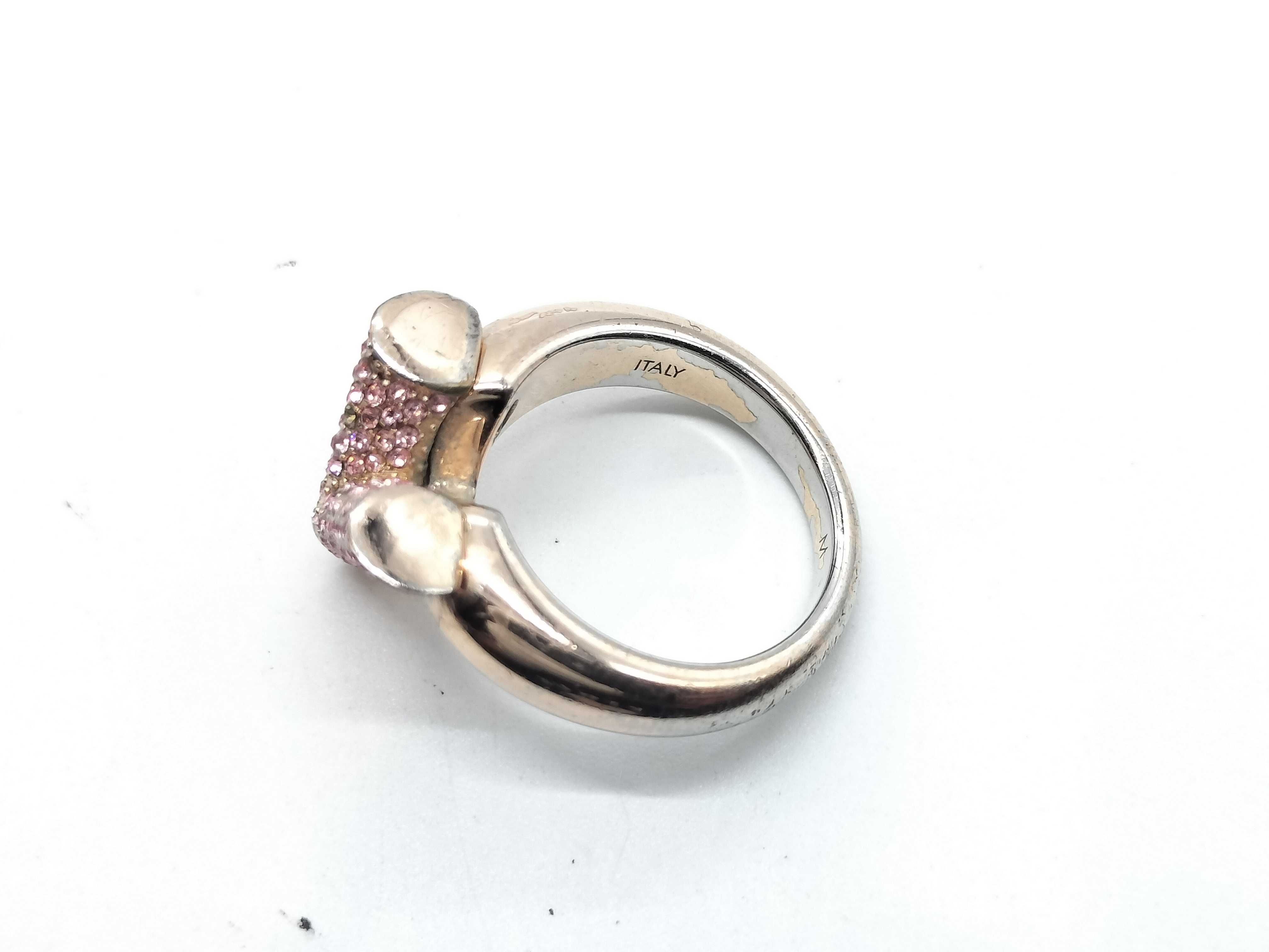 LV Rhinestone Ring (Some stones missing) — view 11