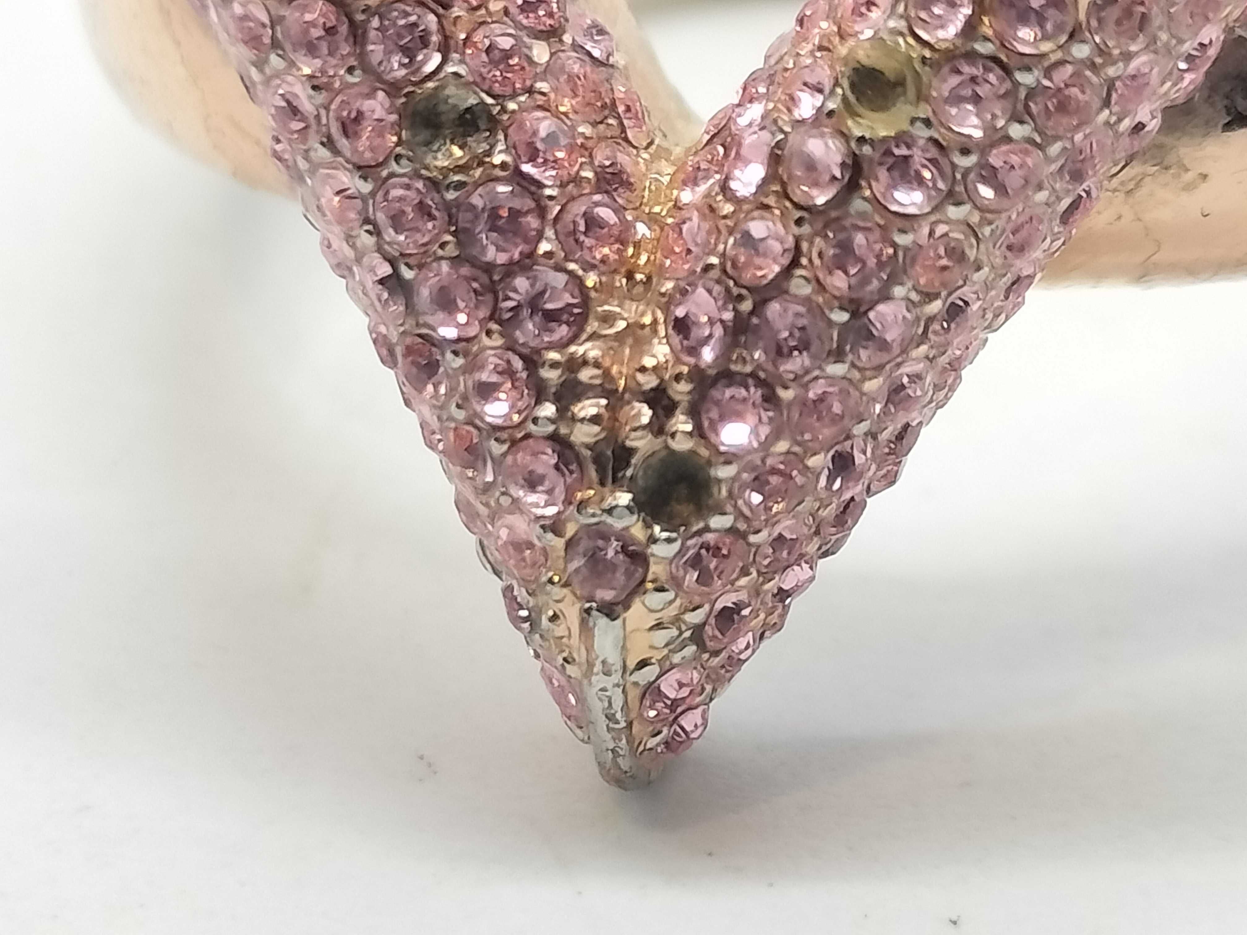 LV Rhinestone Ring (Some stones missing) — view 12