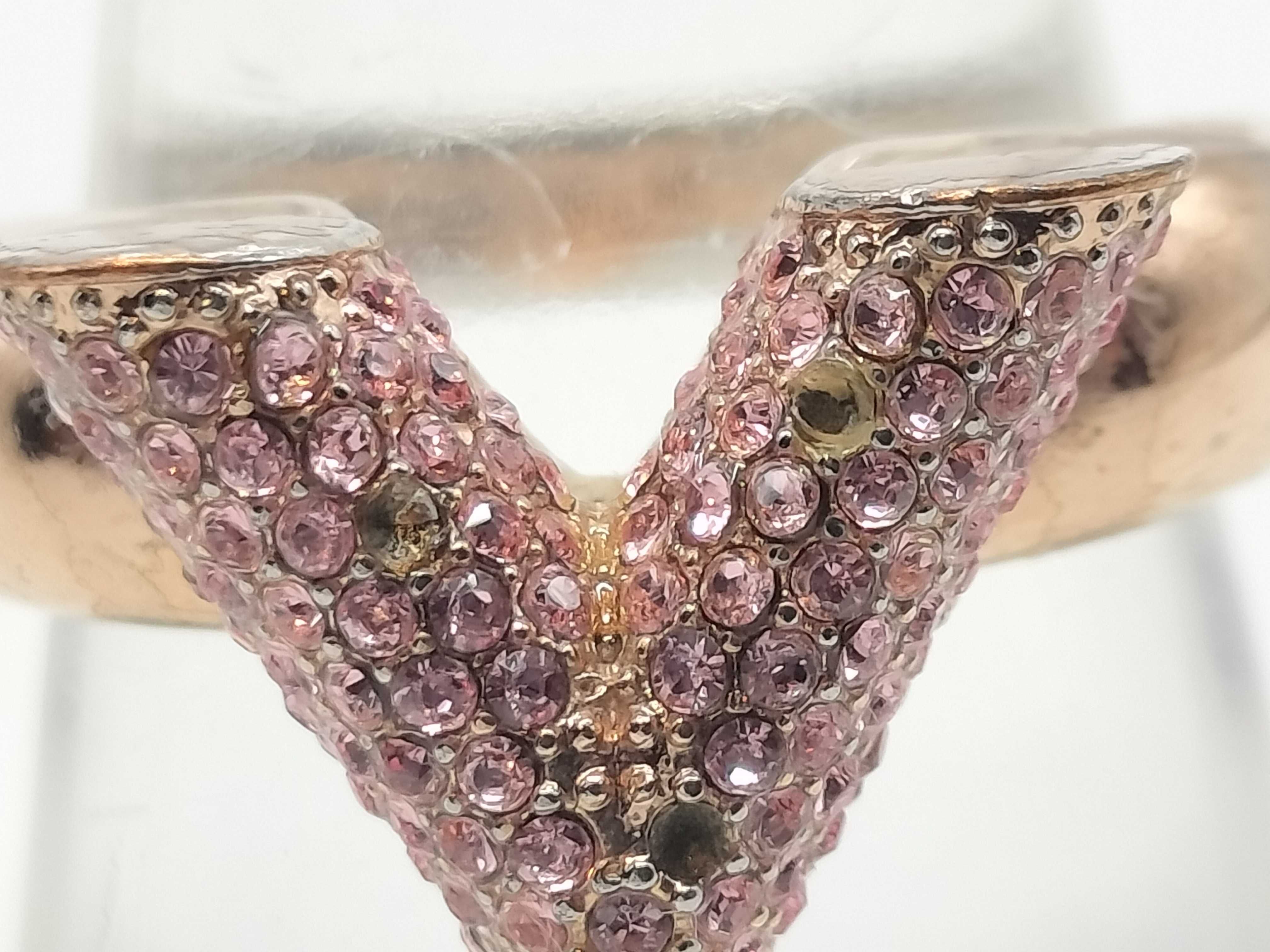 LV Rhinestone Ring (Some stones missing) — view 3