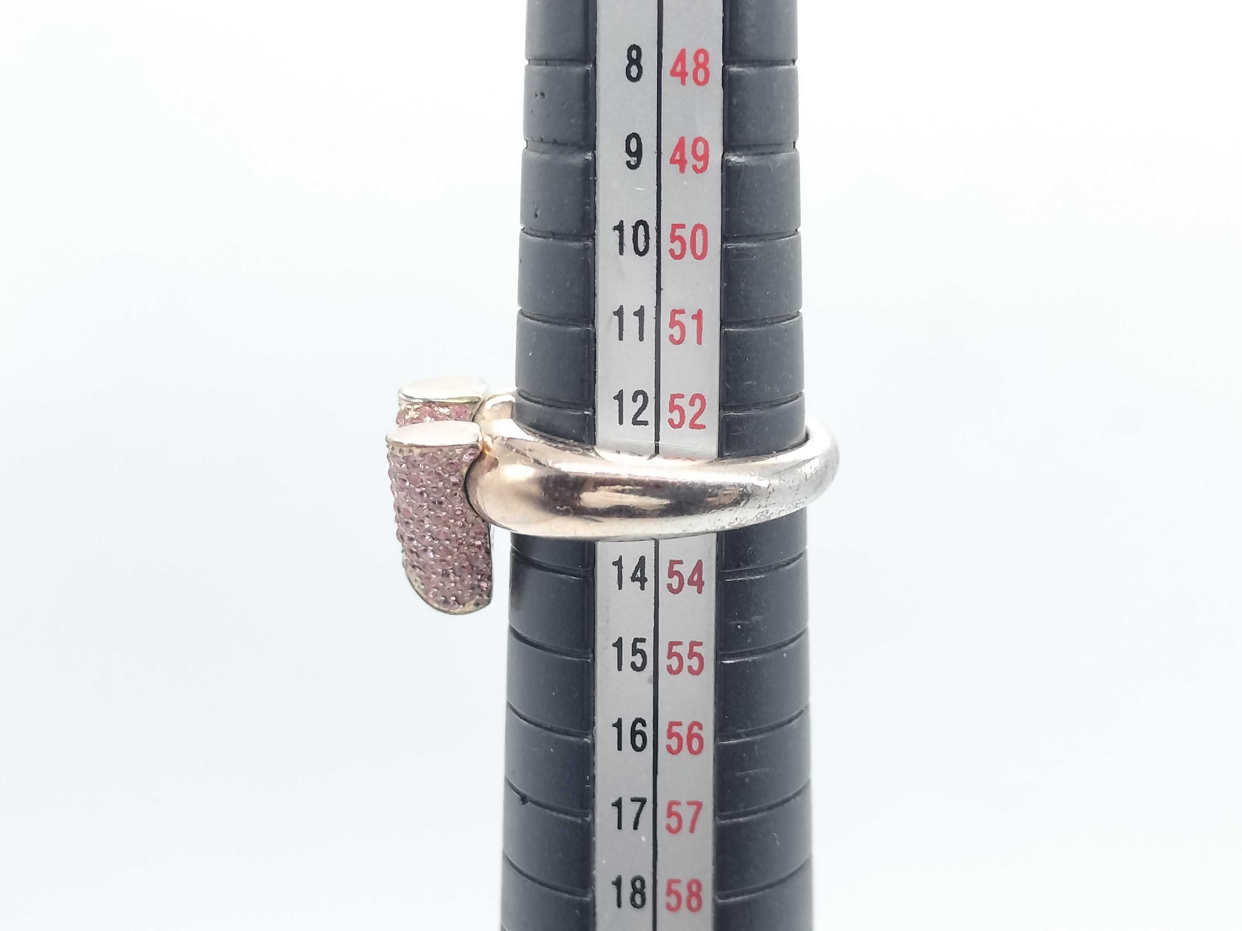 LV Rhinestone Ring (Some stones missing) — view 10