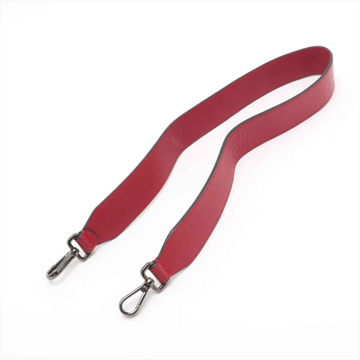 Mamma Bucket Leather Shoulder Bag Red 8BR600 — view 5