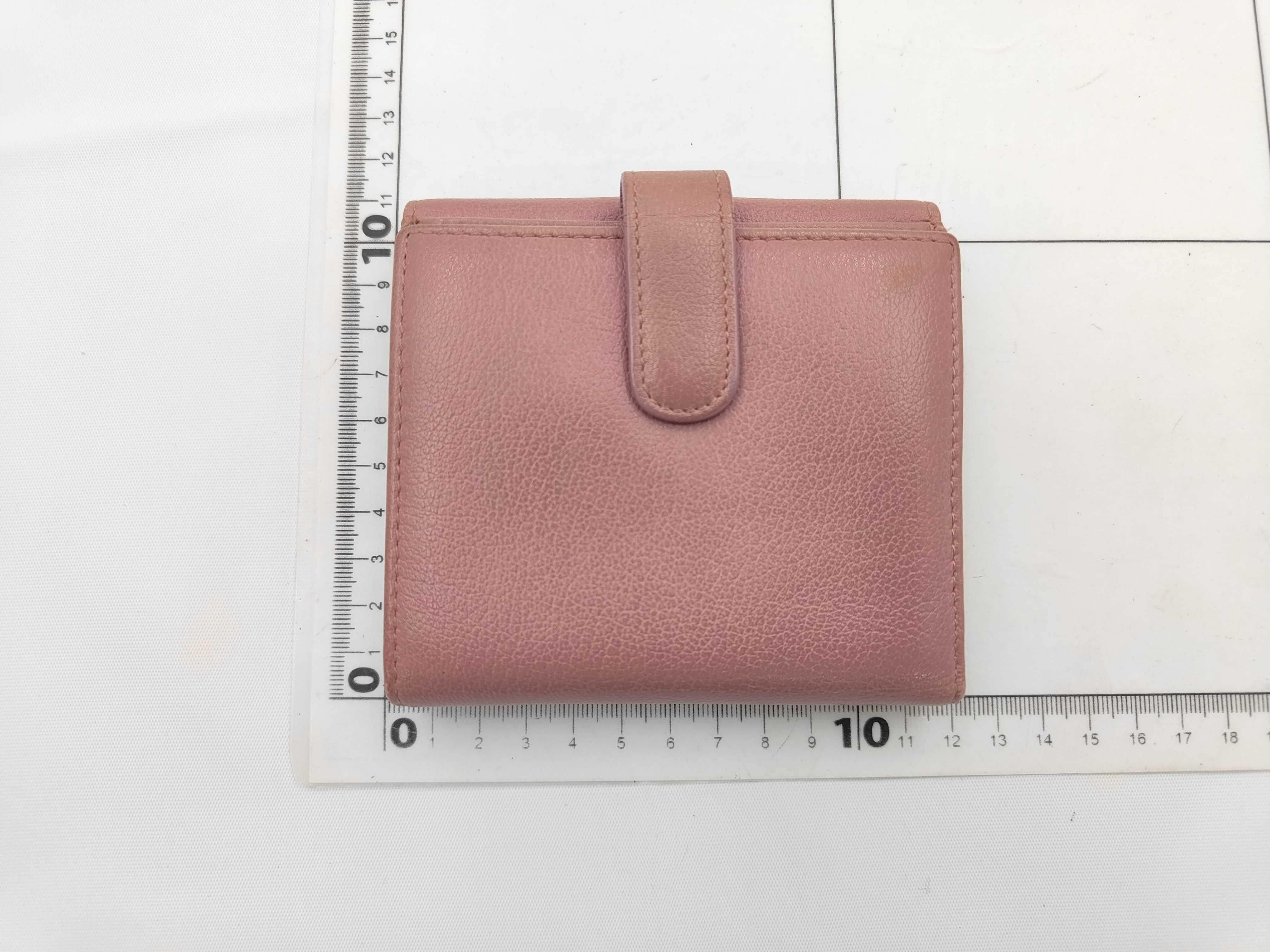 Compact Folding Wallet, Pink — view 2