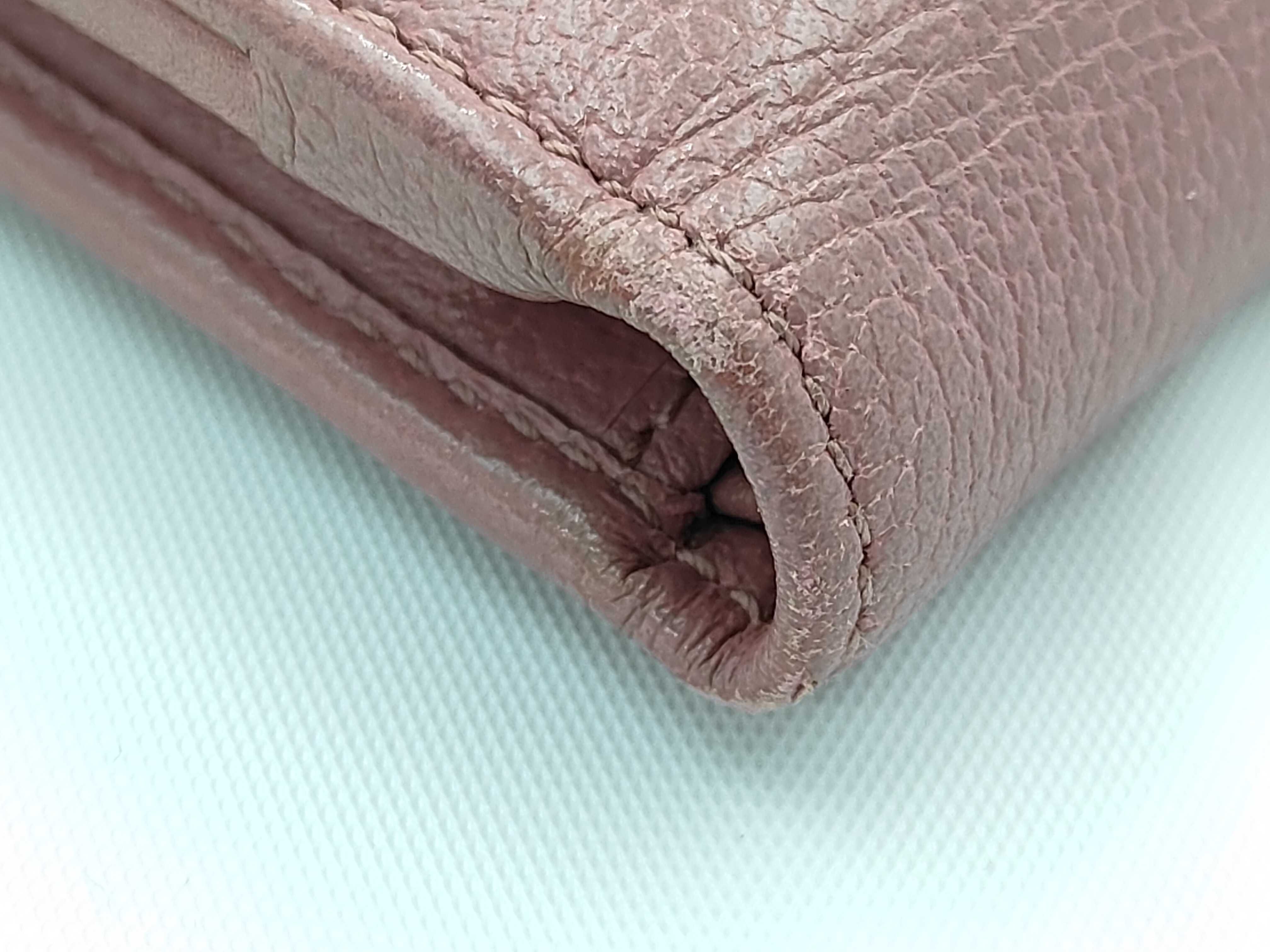 Compact Folding Wallet, Pink — view 3