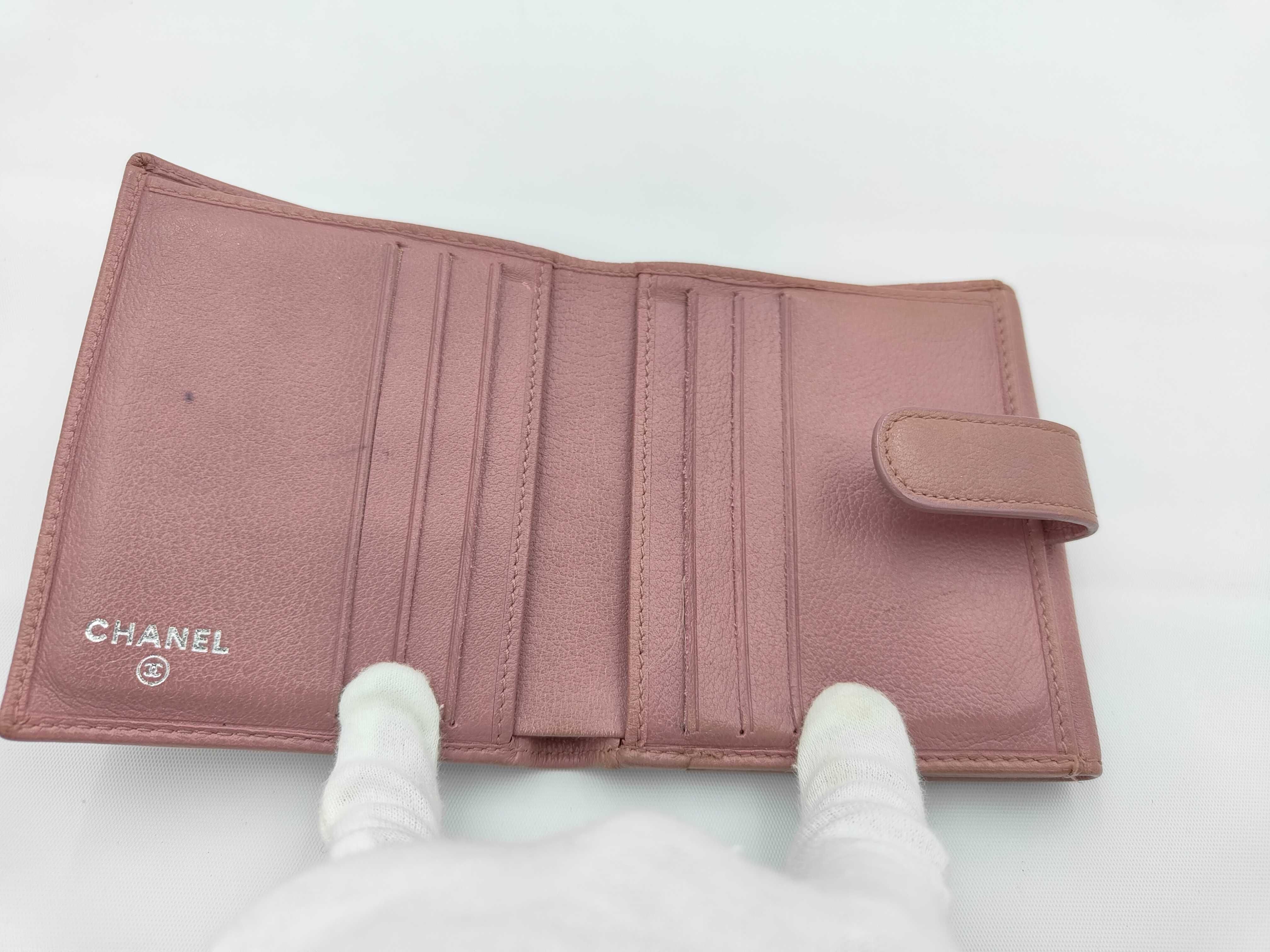 Compact Folding Wallet, Pink — view 4