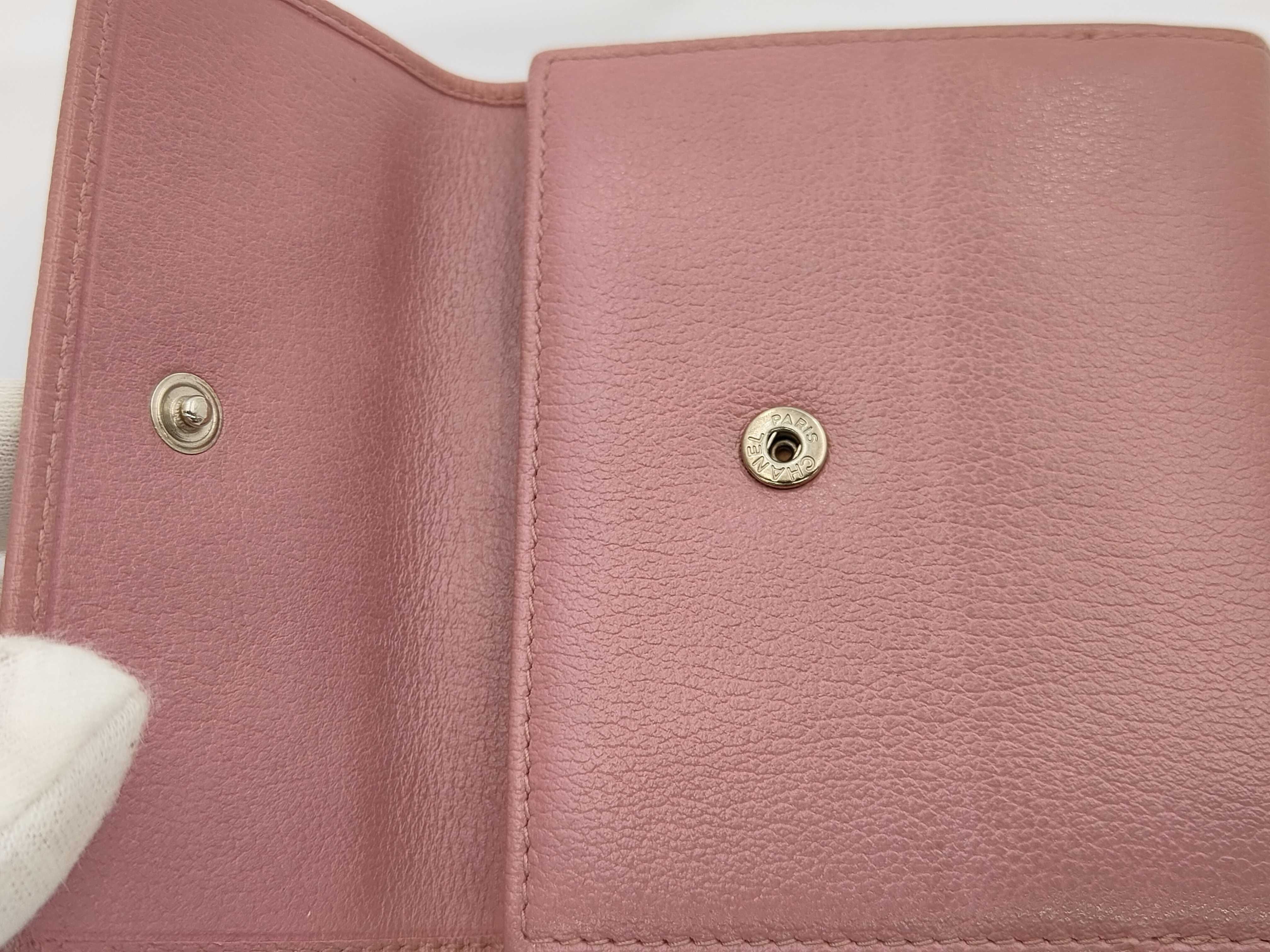 Compact Folding Wallet, Pink — view 10