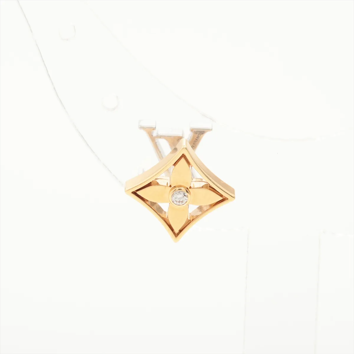 Puss Ideal Blossom LV Diamond Single Earrings 750(PG×WG) 1.8g G37191 — view 2