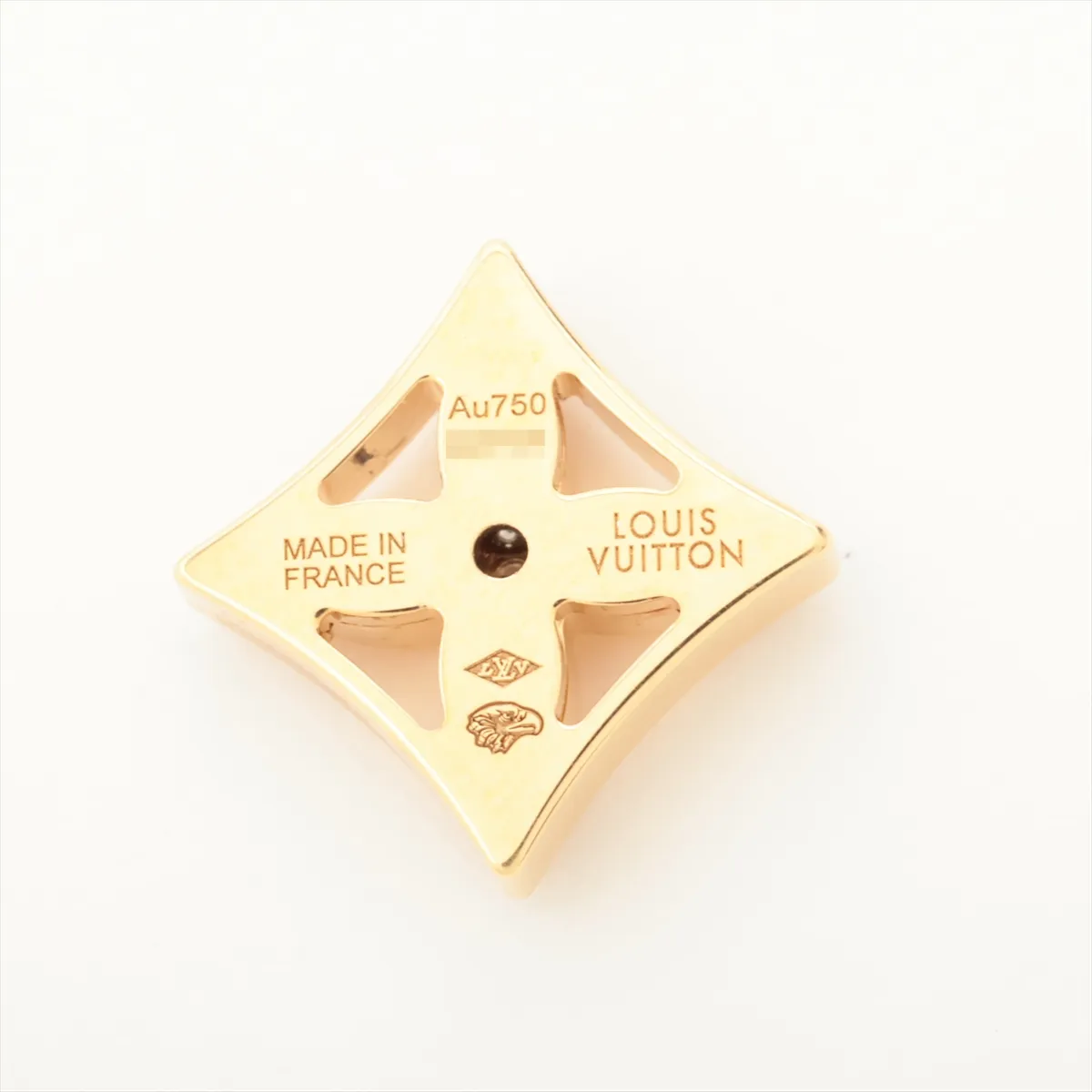 Puss Ideal Blossom LV Diamond Single Earrings 750(PG×WG) 1.8g G37191 — view 5