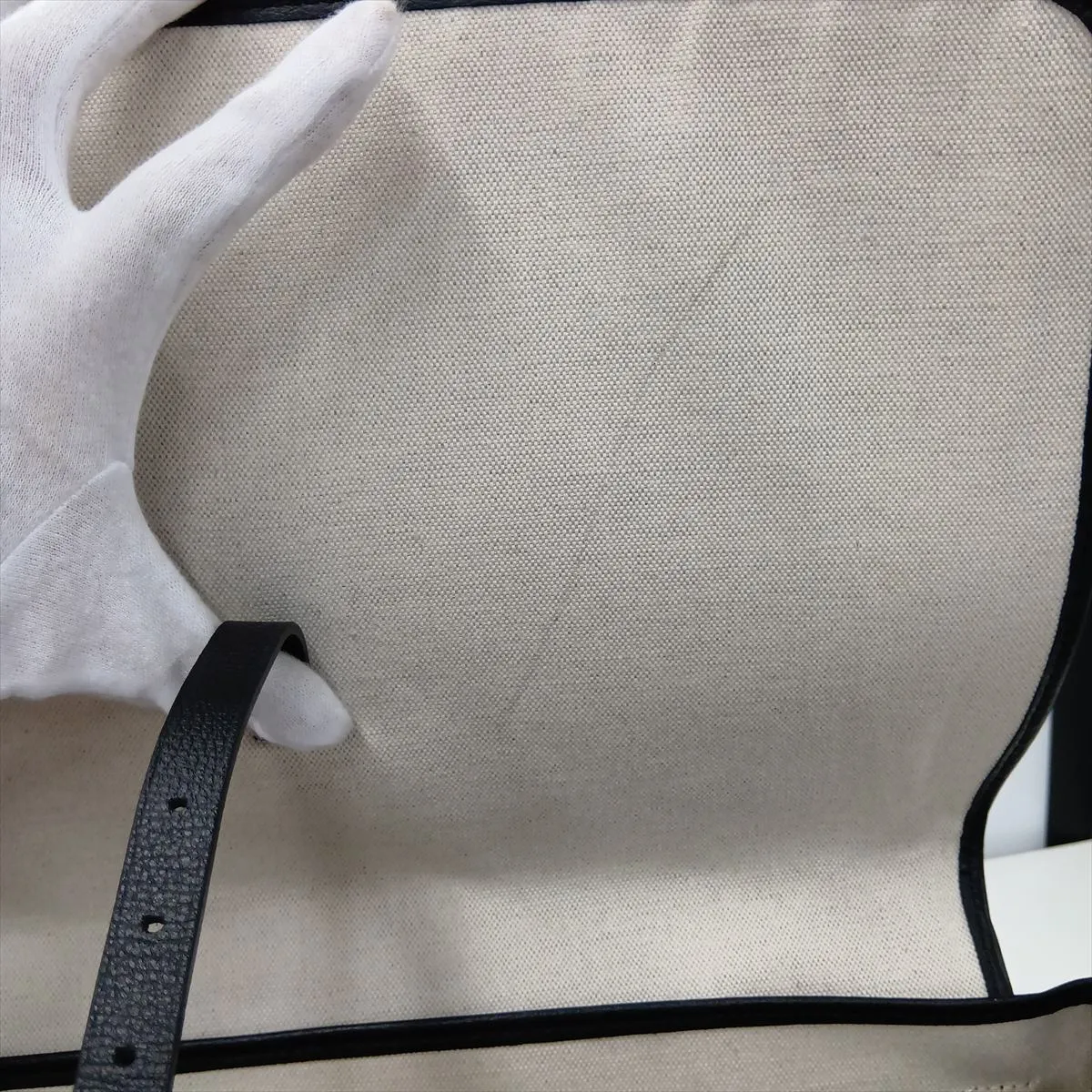 Capetian PVC x Leather Shoulder Bag, Black — view 12