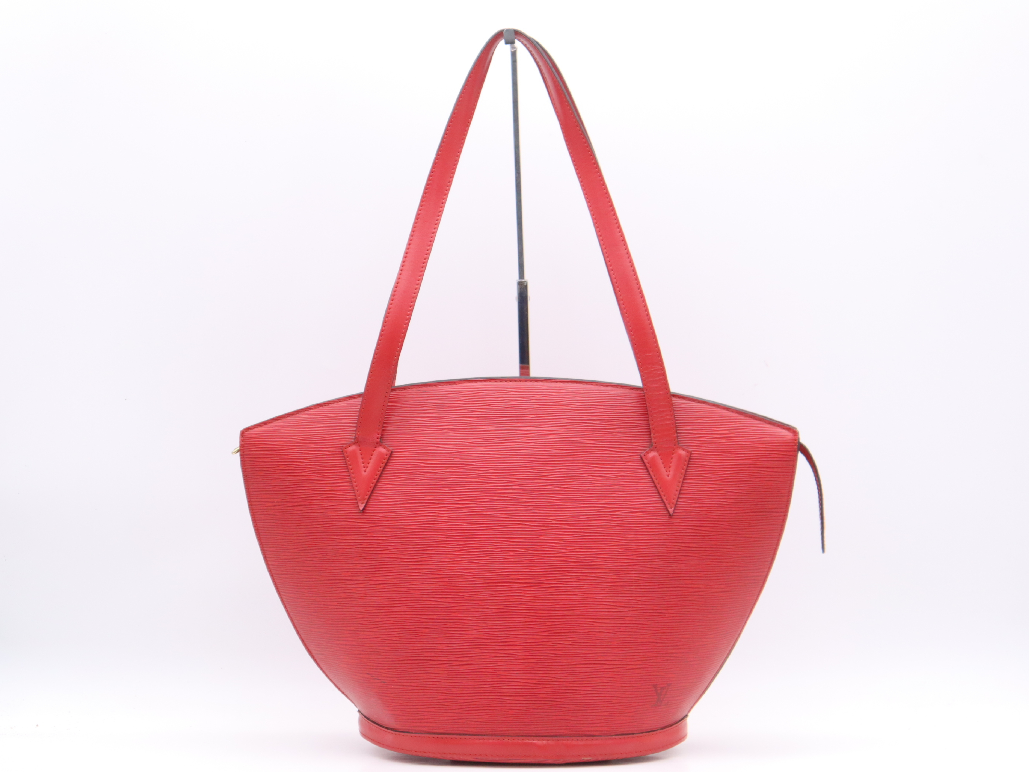 M52267 Epi Saint Jacques Shopping Castilian Red Tote Bag