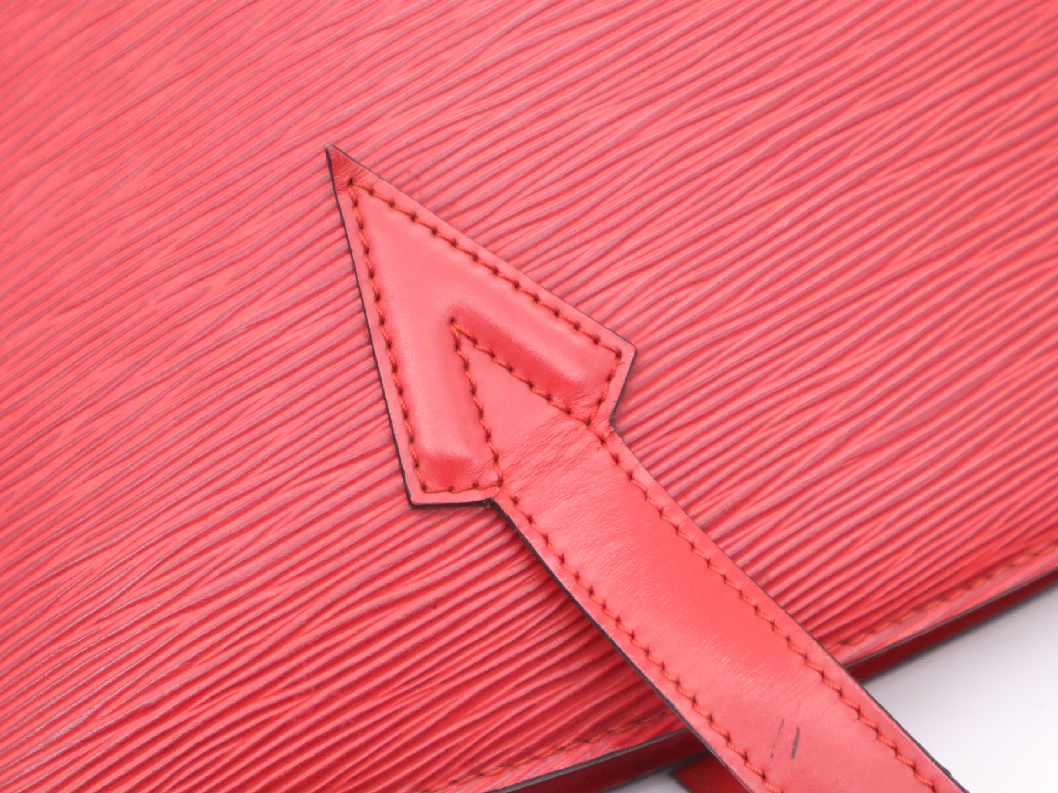 M52267 Epi Saint Jacques Shopping Castilian Red Tote Bag — view 7