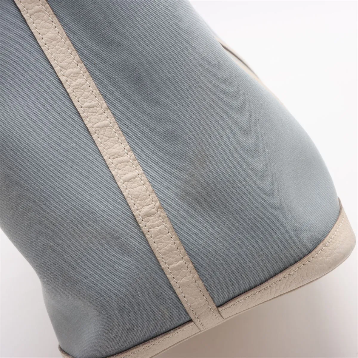 Garden Party 36 PM Toile Officier x Vache Country Blue Run x Cle Silver Hardware X:2016 — view 10