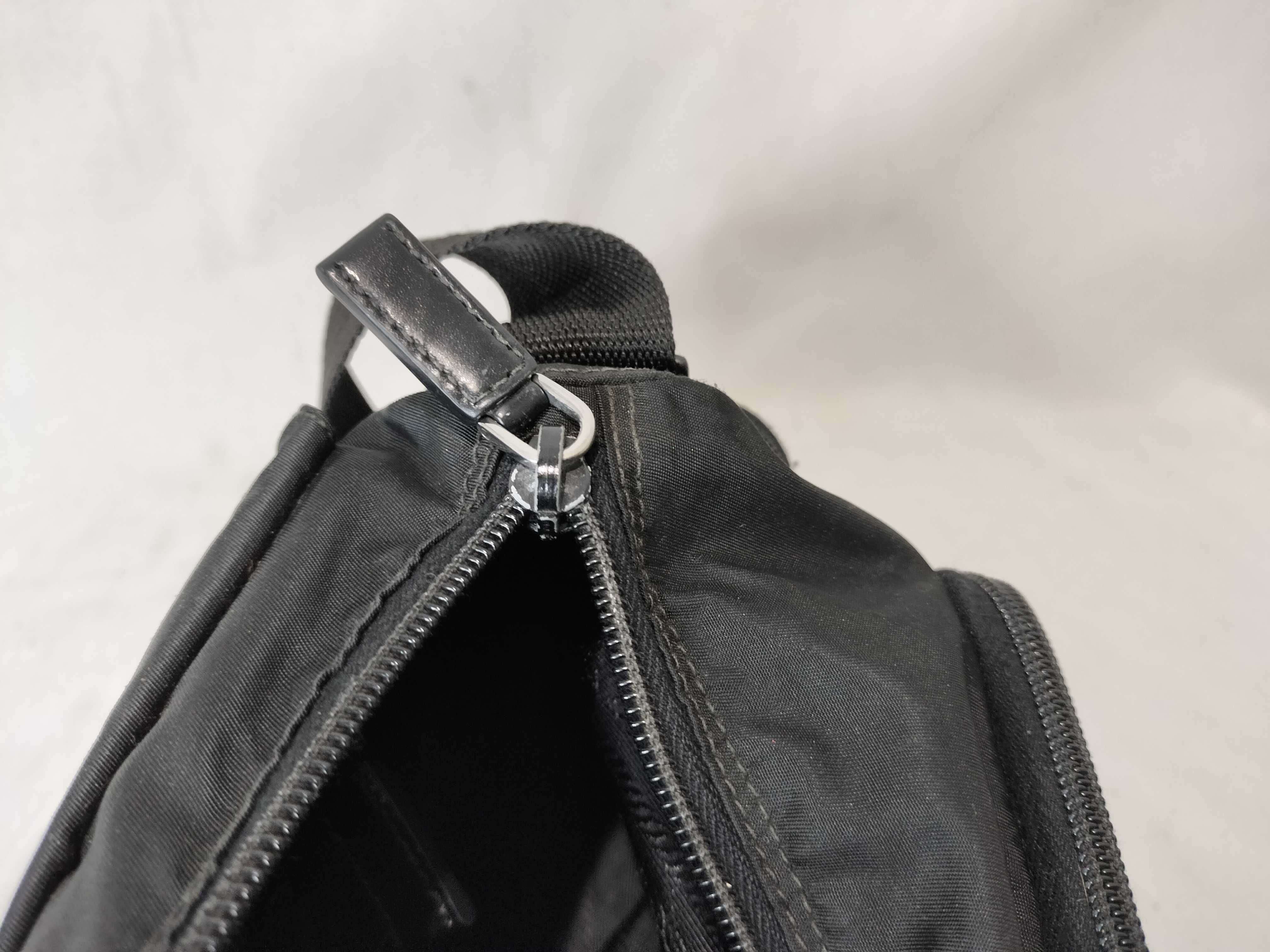Nylon Triangle Logo Shoulder Bag — view 14
