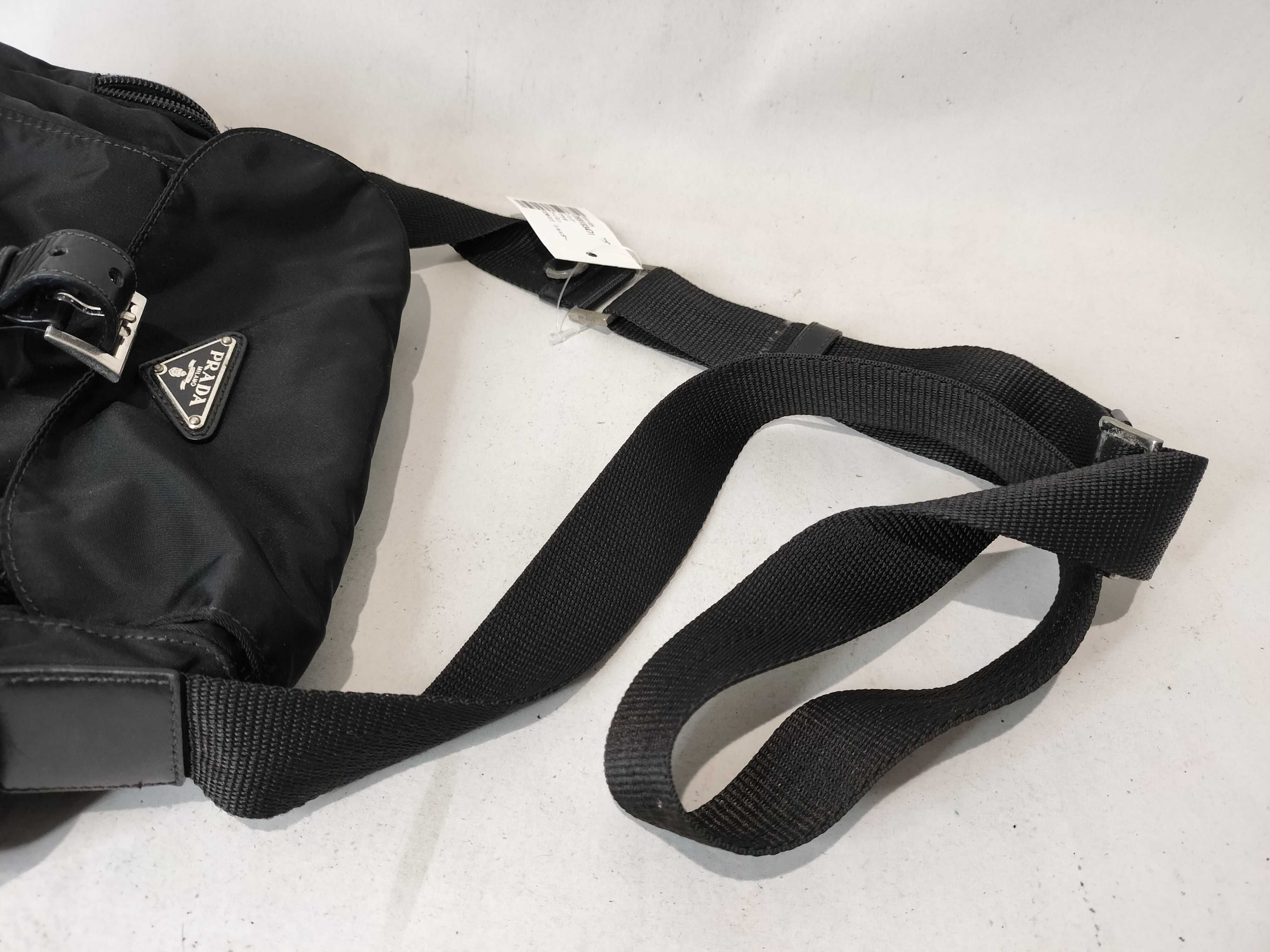 Nylon Triangle Logo Shoulder Bag — view 4