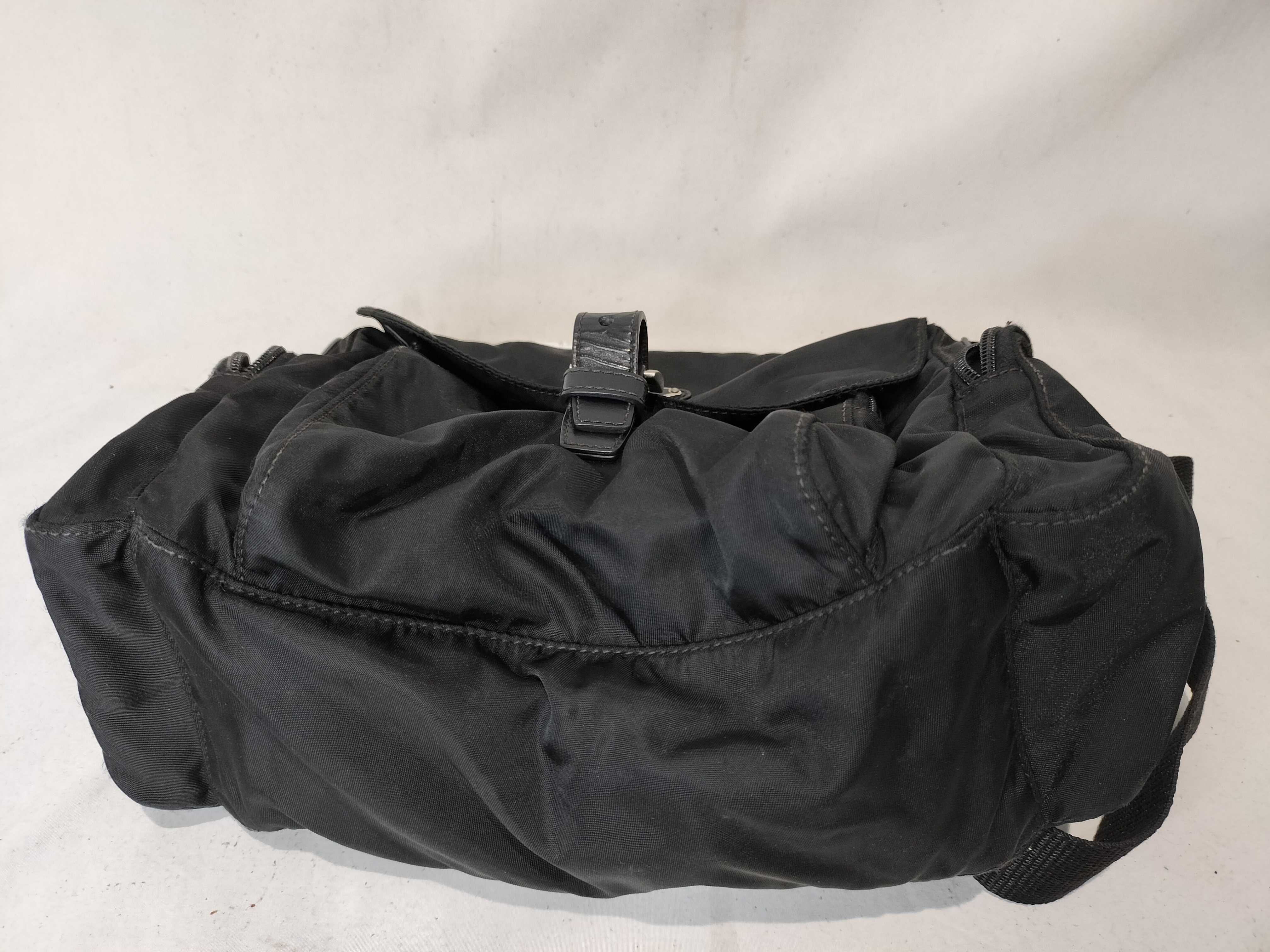 Nylon Triangle Logo Shoulder Bag — view 8