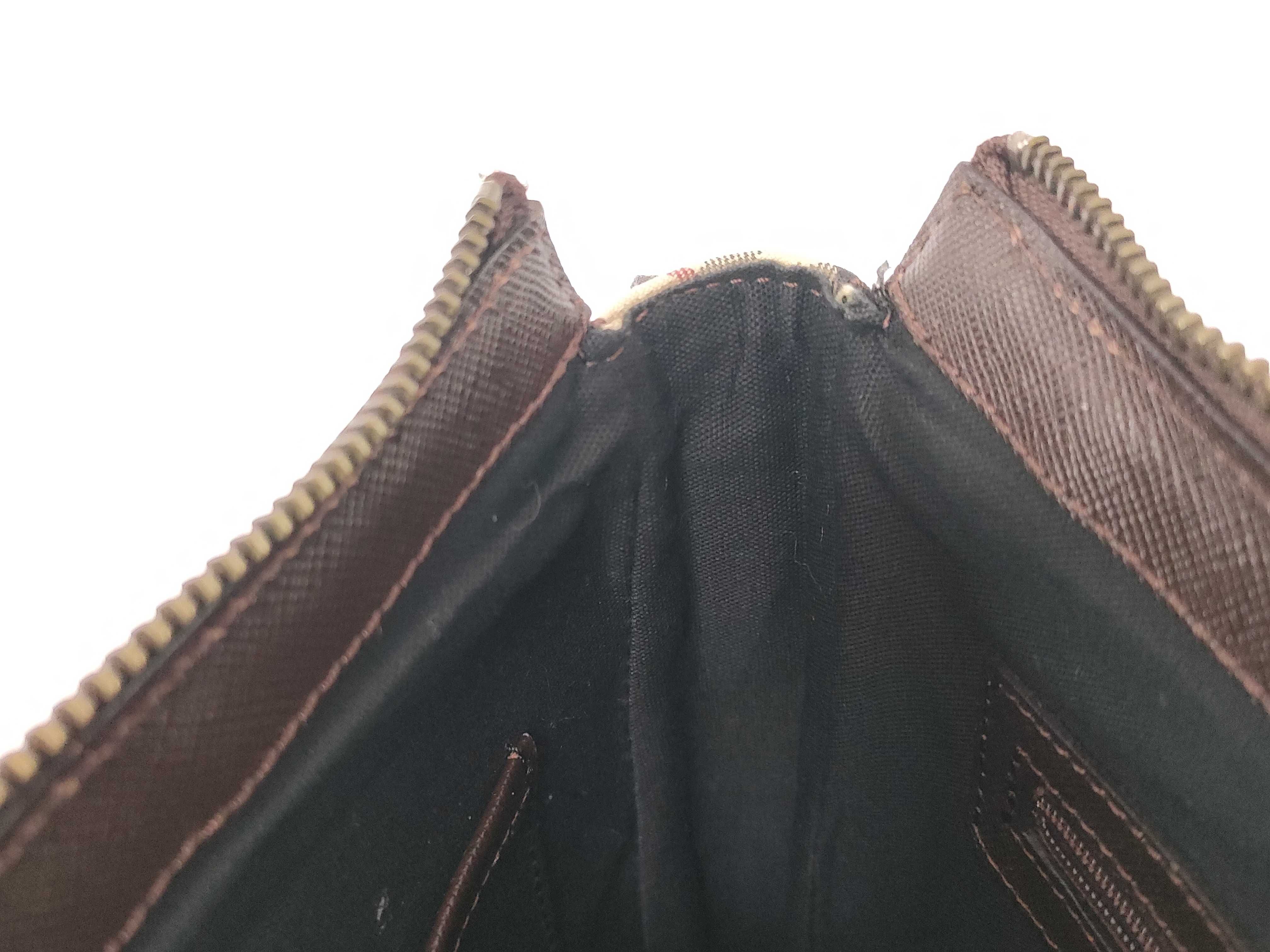 shoulder bag, Nova Check pattern, brown canvas and leather shoulder bag. — view 10