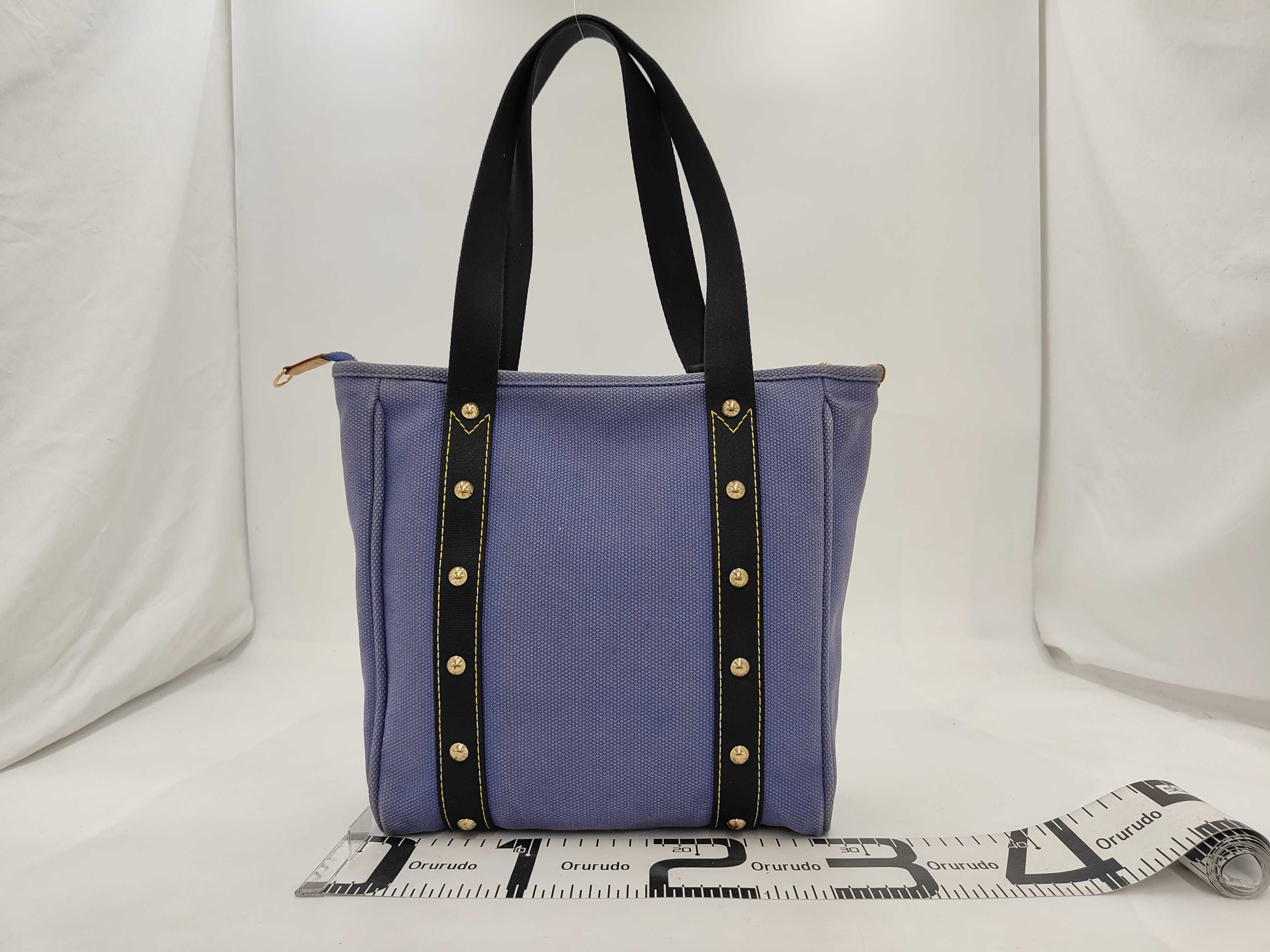 LV Antigua Cabas Tote Bag Blue Tote Bag — view 2