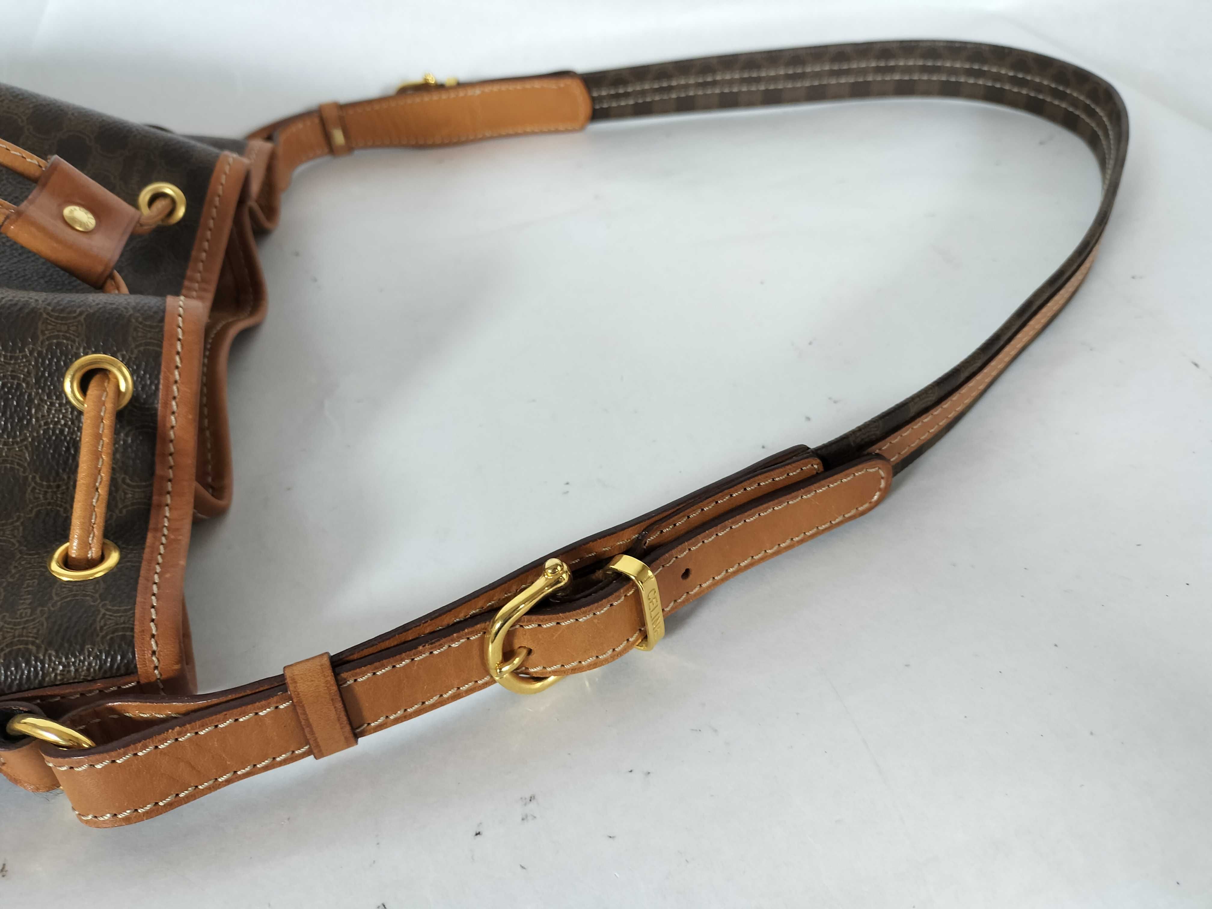 Macadam pattern drawstring shoulder bag — view 3