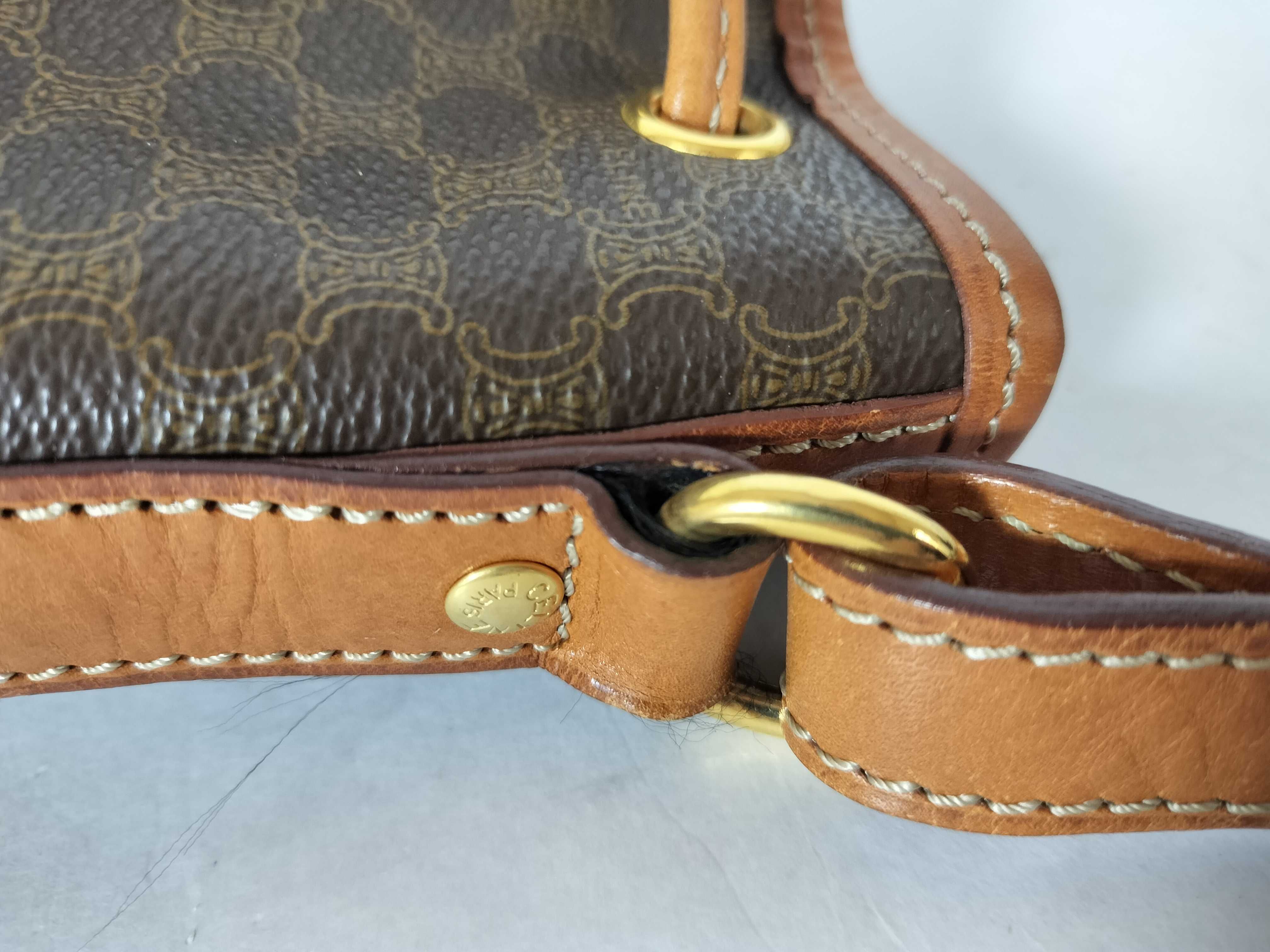 Macadam pattern drawstring shoulder bag — view 5
