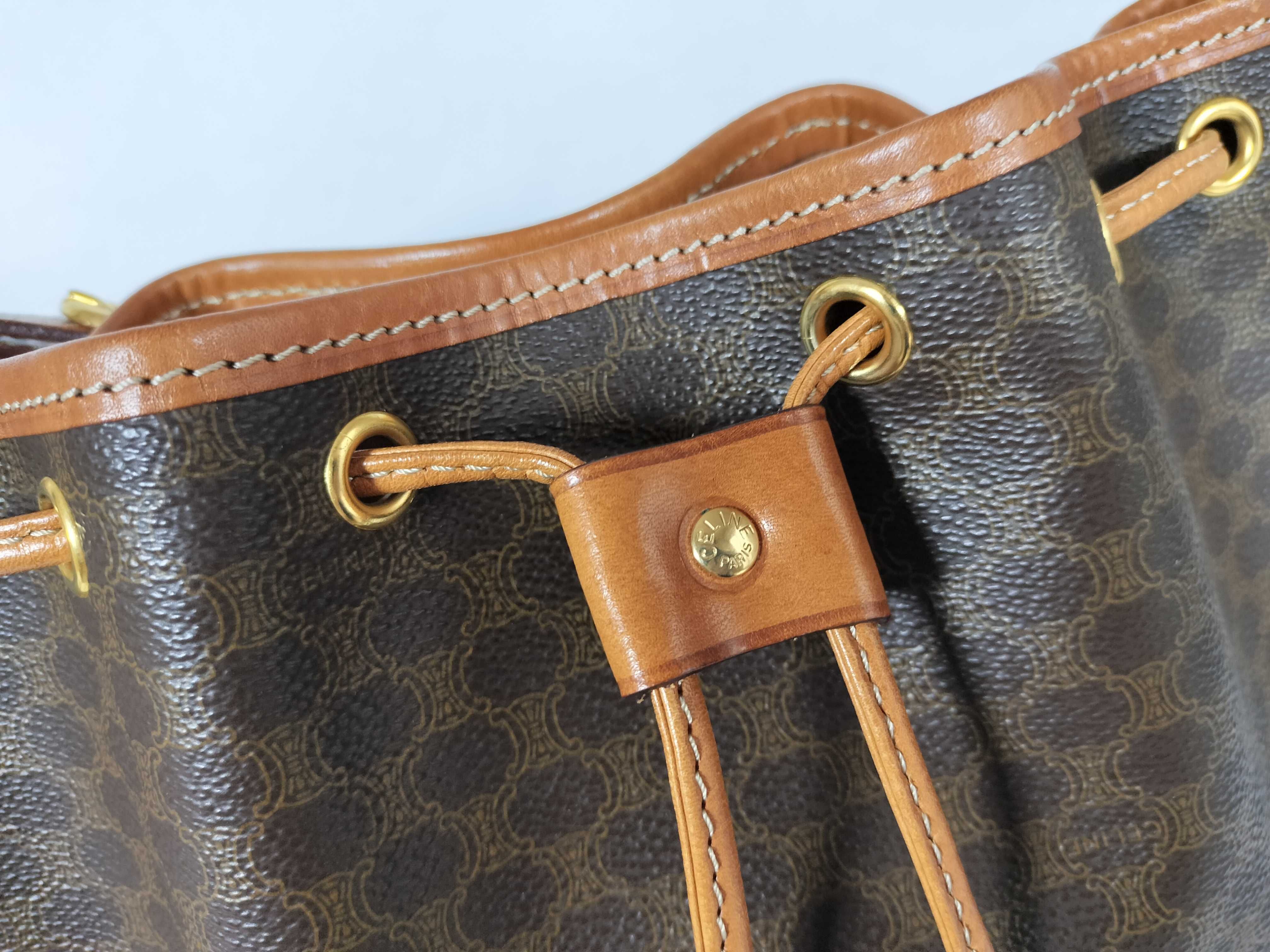 Macadam pattern drawstring shoulder bag — view 8