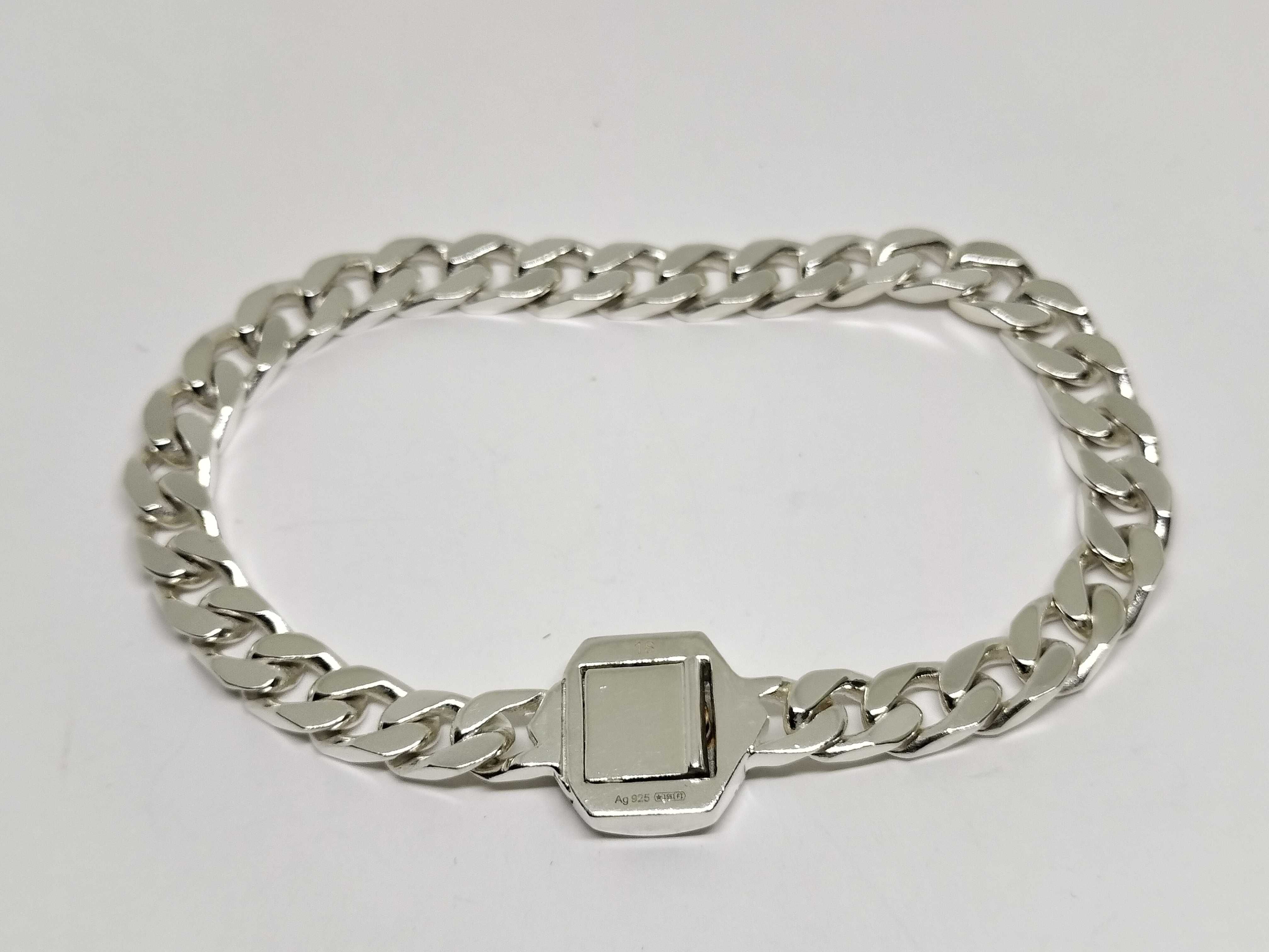 Hexagon Cuban Link Bracelet 18 SV925 Bracelet/Bangle — view 2