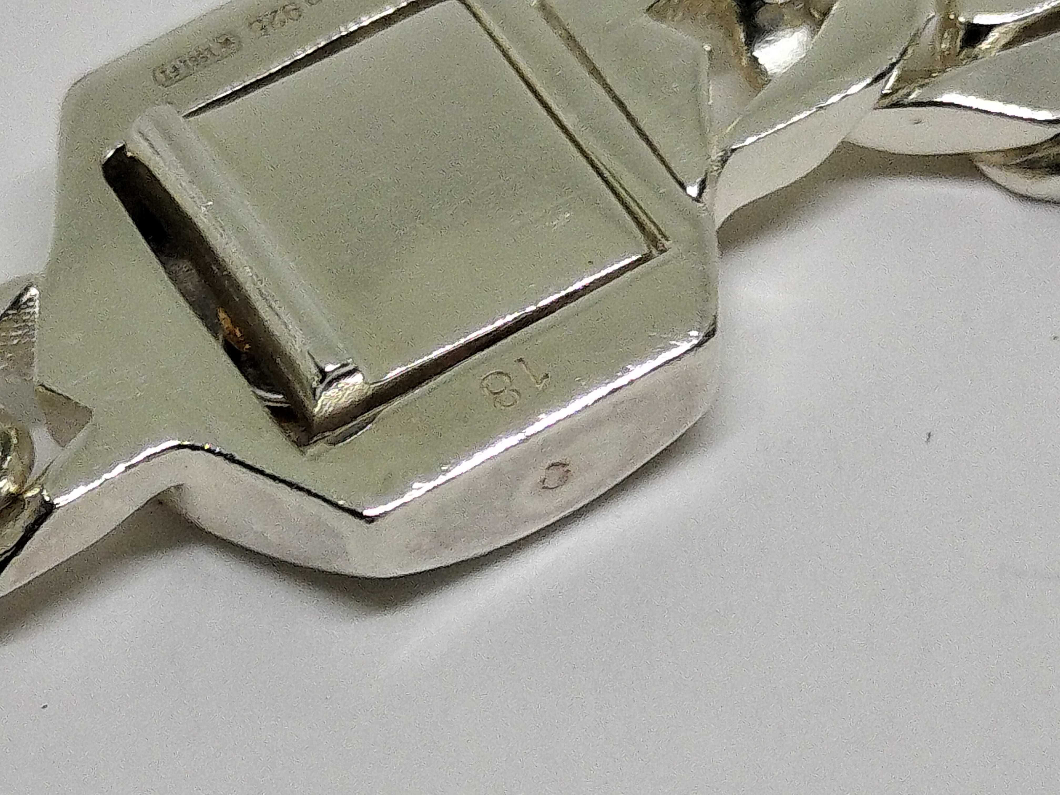 Hexagon Cuban Link Bracelet 18 SV925 Bracelet/Bangle — view 10