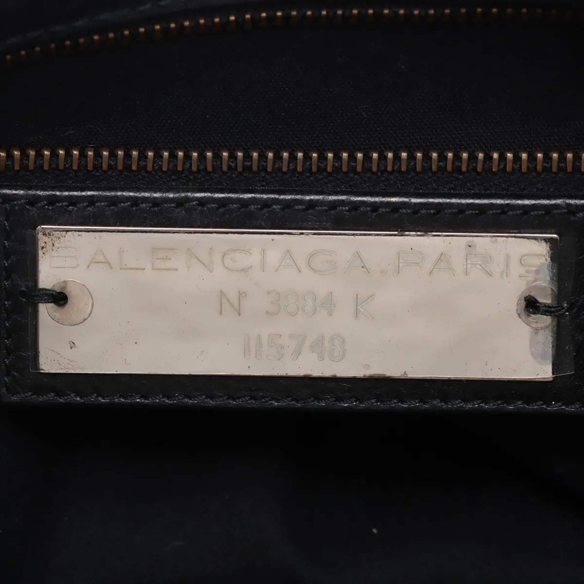 The City Leather 2WAY Handbag Black 115748 with Mirror — view 13