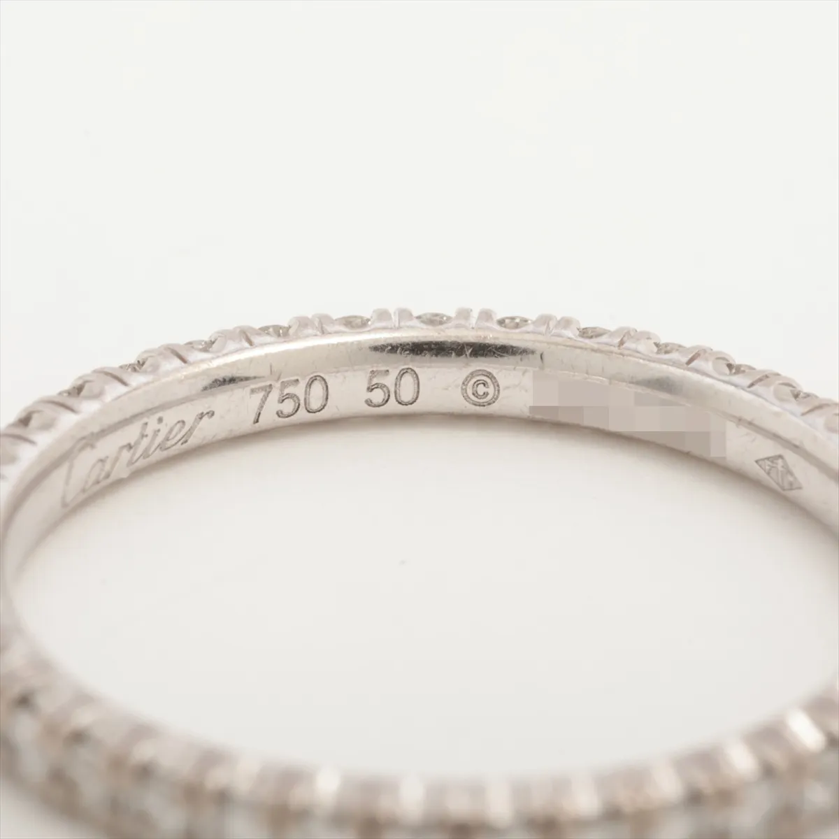 Etincelle de Cartier Full Eternity Diamond Ring 750 (WG) 1.8g 50 PR7499 — view 3