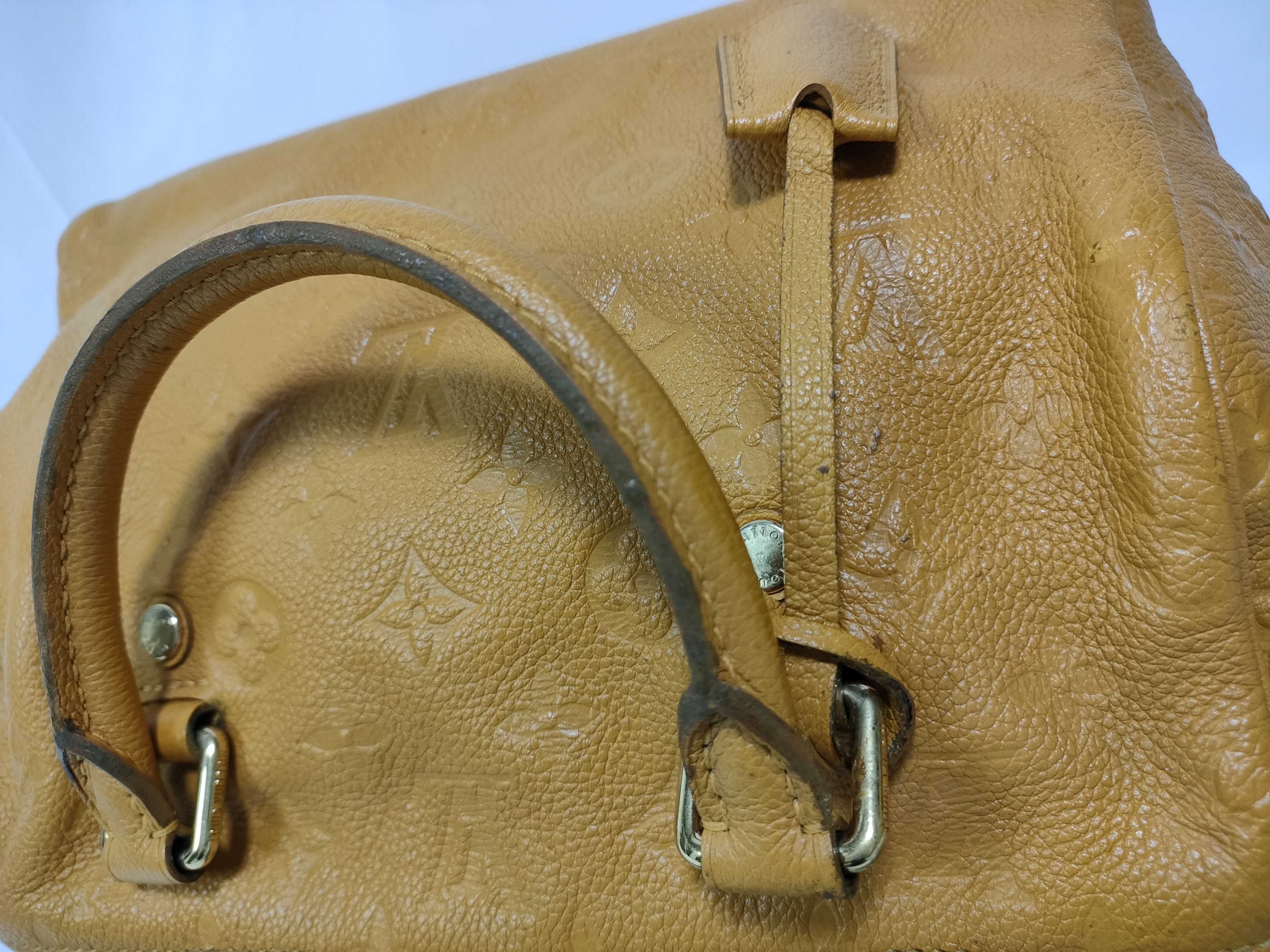 Monogram Empreinte Louis Vuitton Speedy Hand Shoulder Bag Handbag — view 11