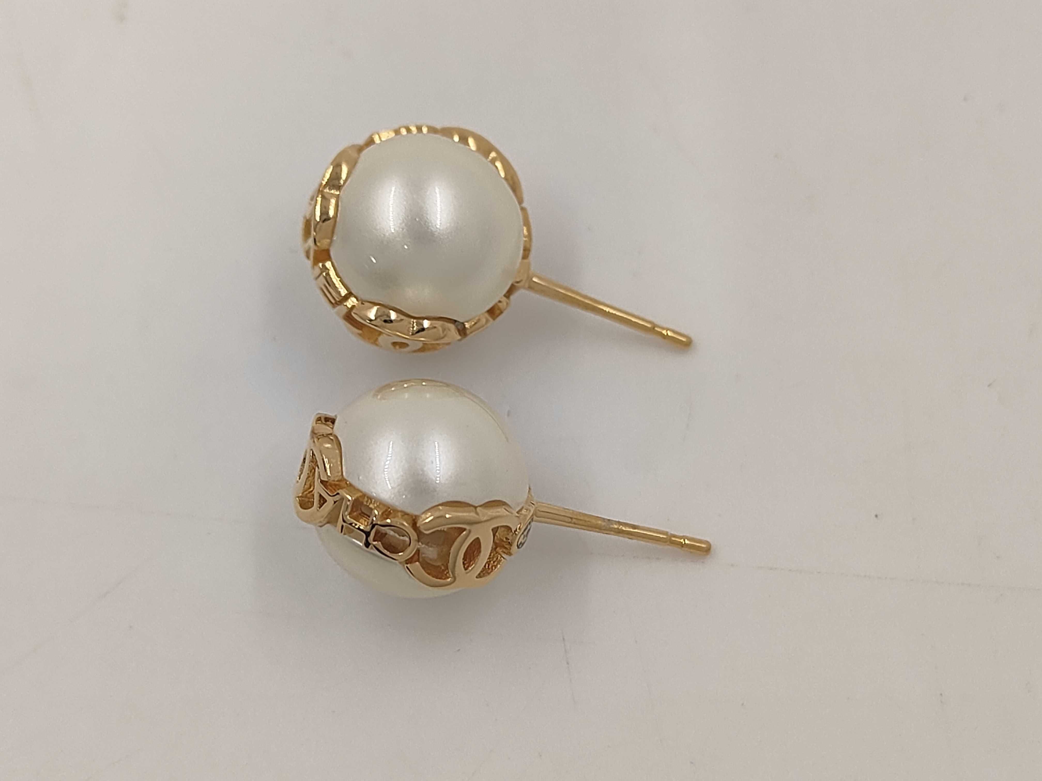 GP Hardware Faux Pearl Earrings B23K — view 4