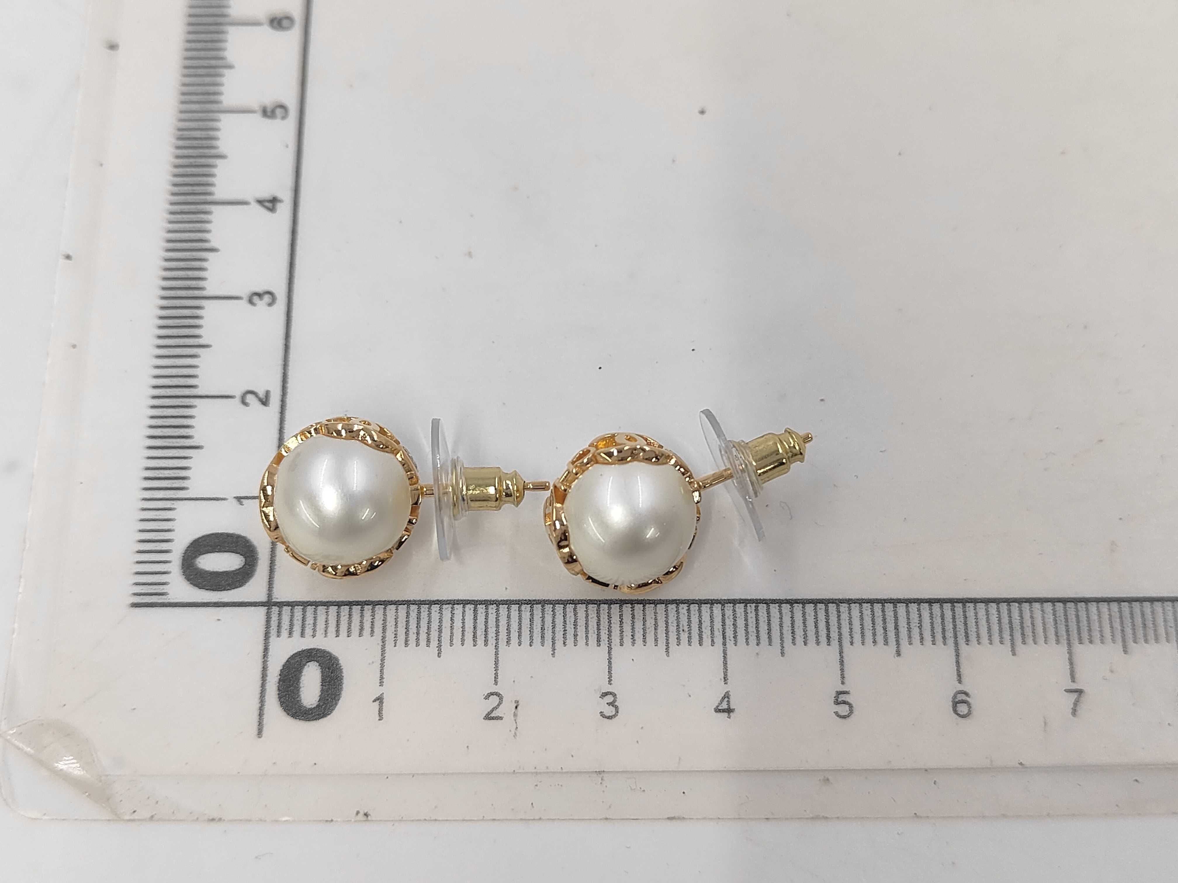 GP Hardware Faux Pearl Earrings B23K — view 7