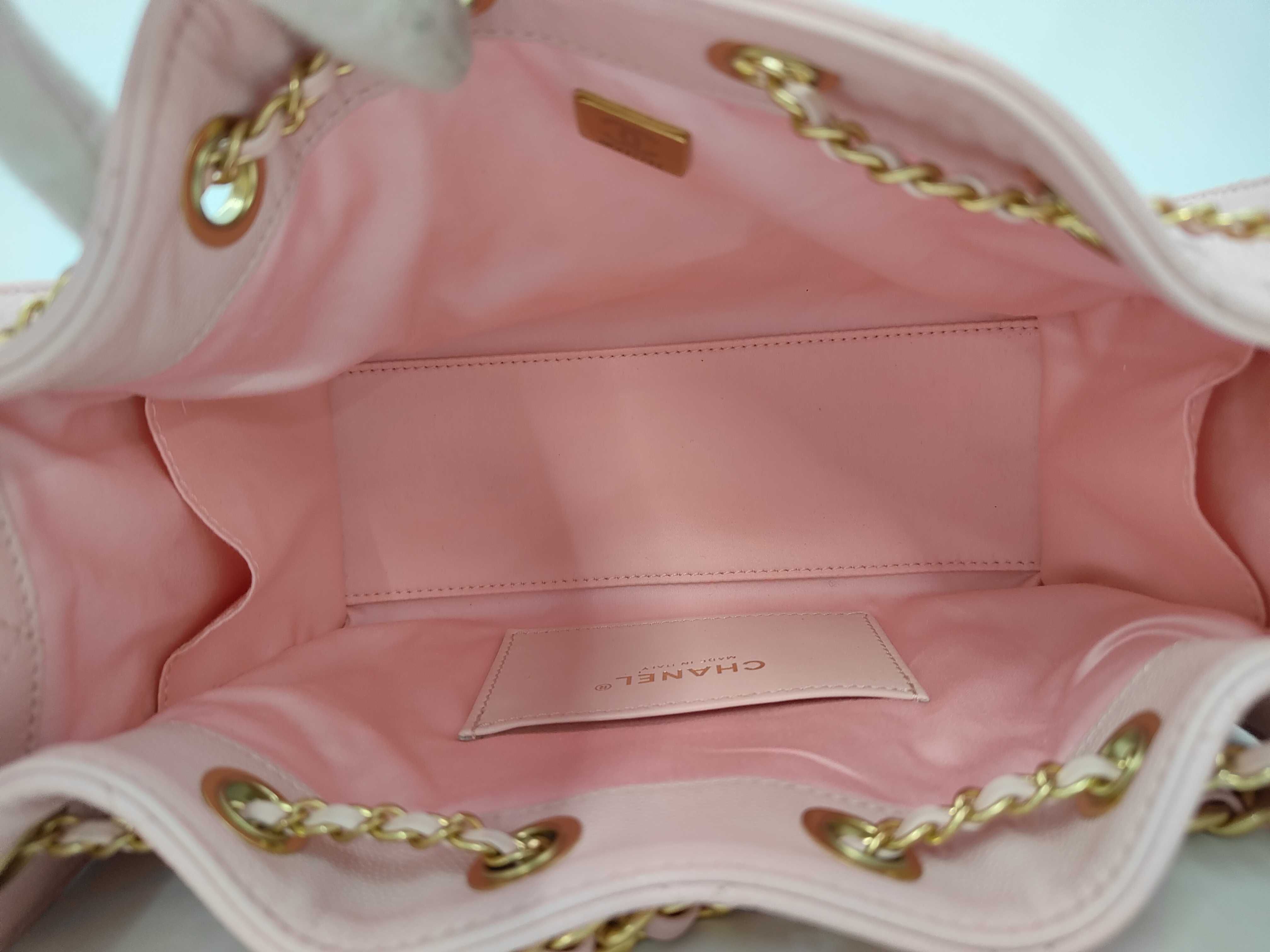 Caviar Skin 25 Mini Pink Shoulder Bag — view 8