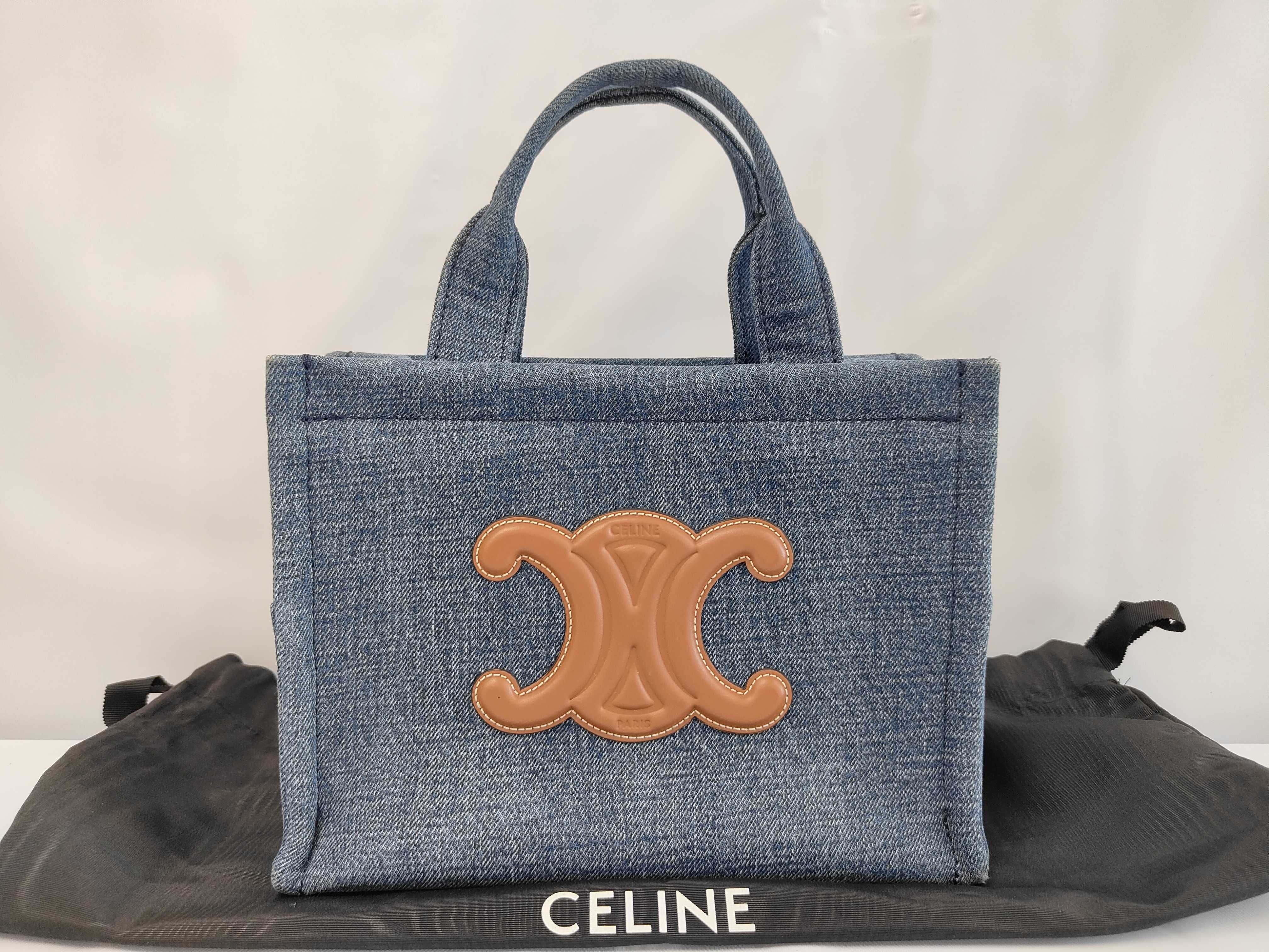 Small Cabas Thais Denim Handbag