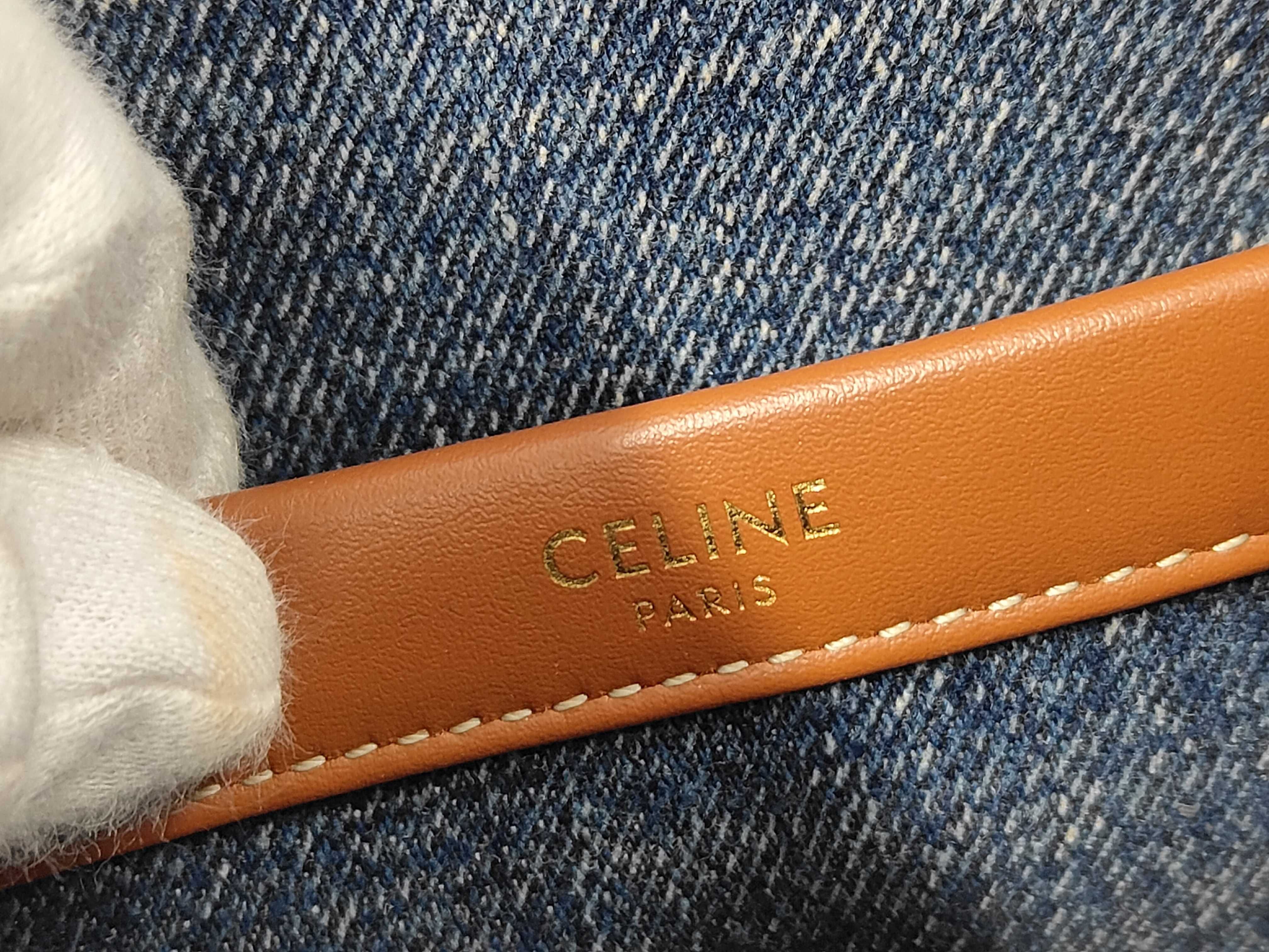 Small Cabas Thais Denim Handbag — view 9