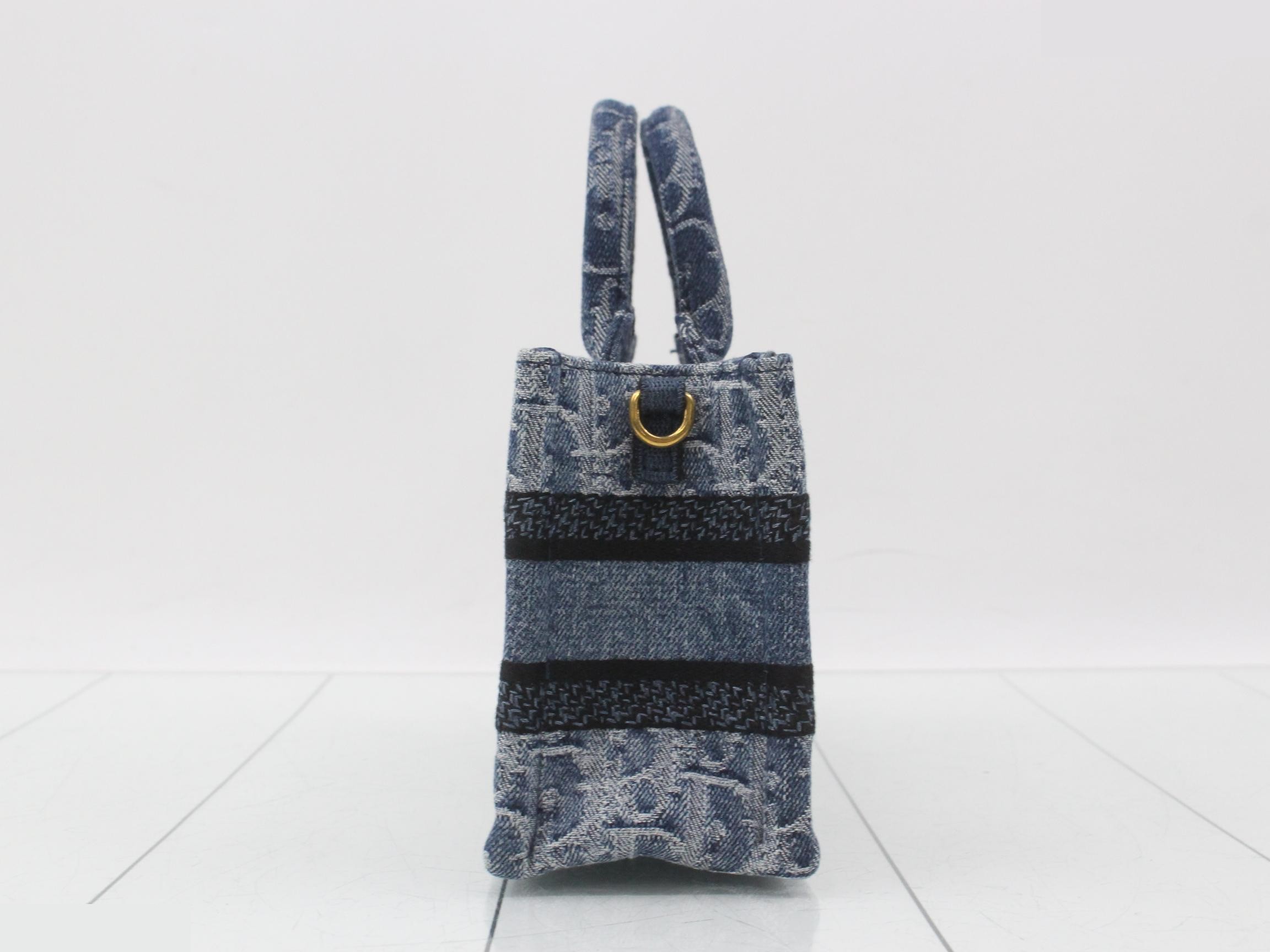 Unused Book Tote Mini Denim 2-Way Trotter Shoulder Bag — view 3
