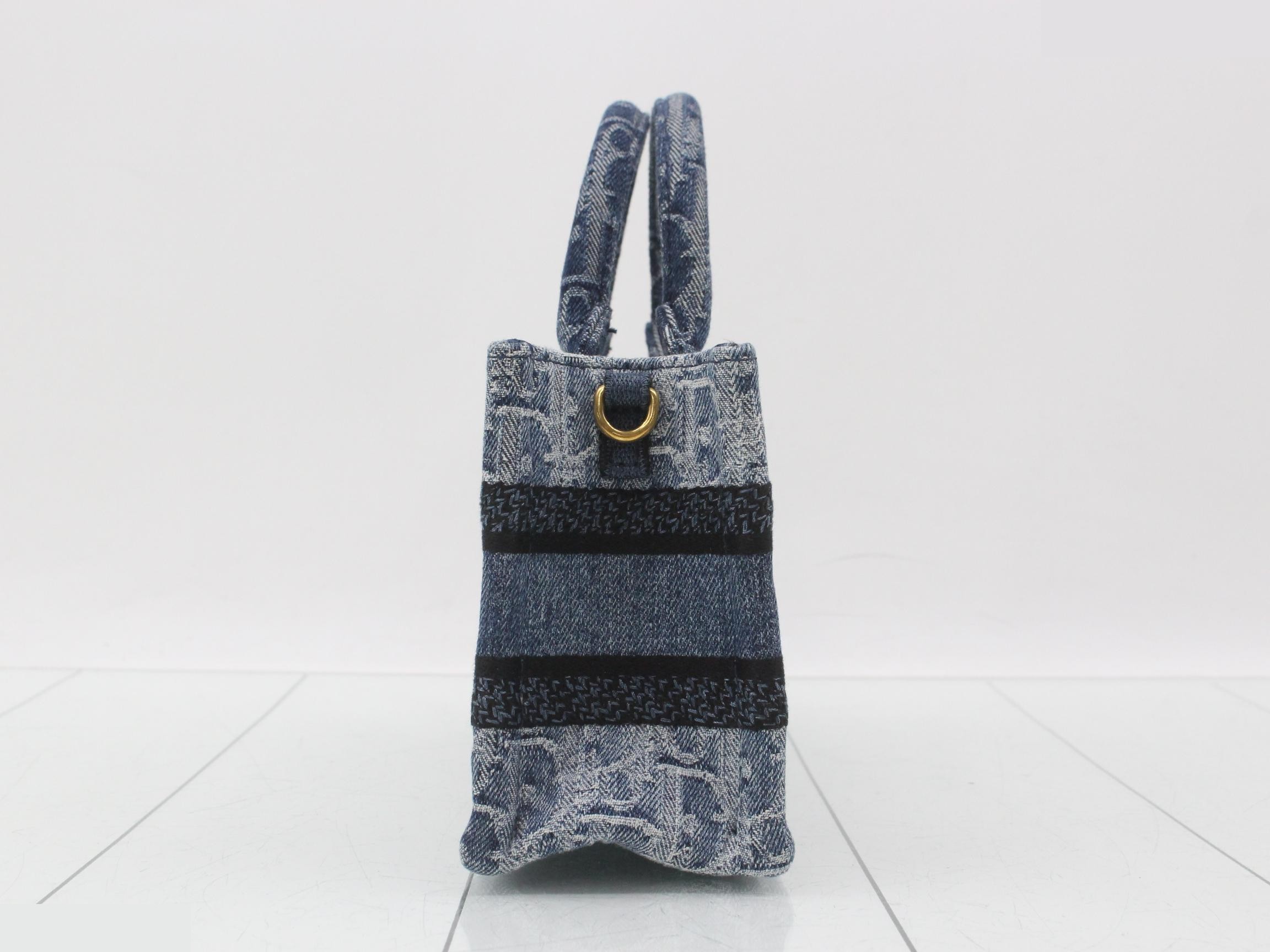 Unused Book Tote Mini Denim 2-Way Trotter Shoulder Bag — view 4