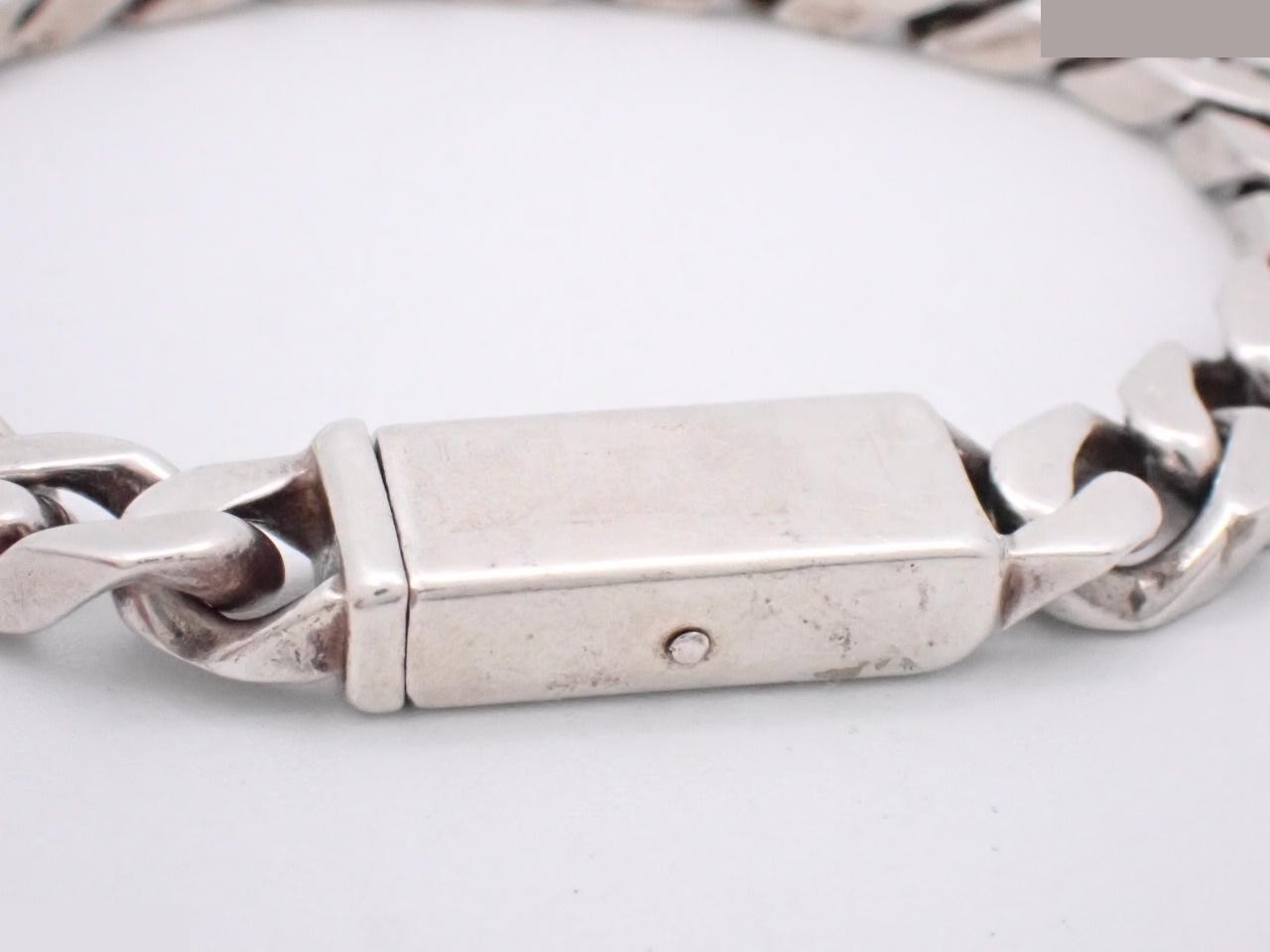 Cuban link bracelet, wrist circumference approximately 18 cm, 925 sterling silver, 37.4 g — view 3