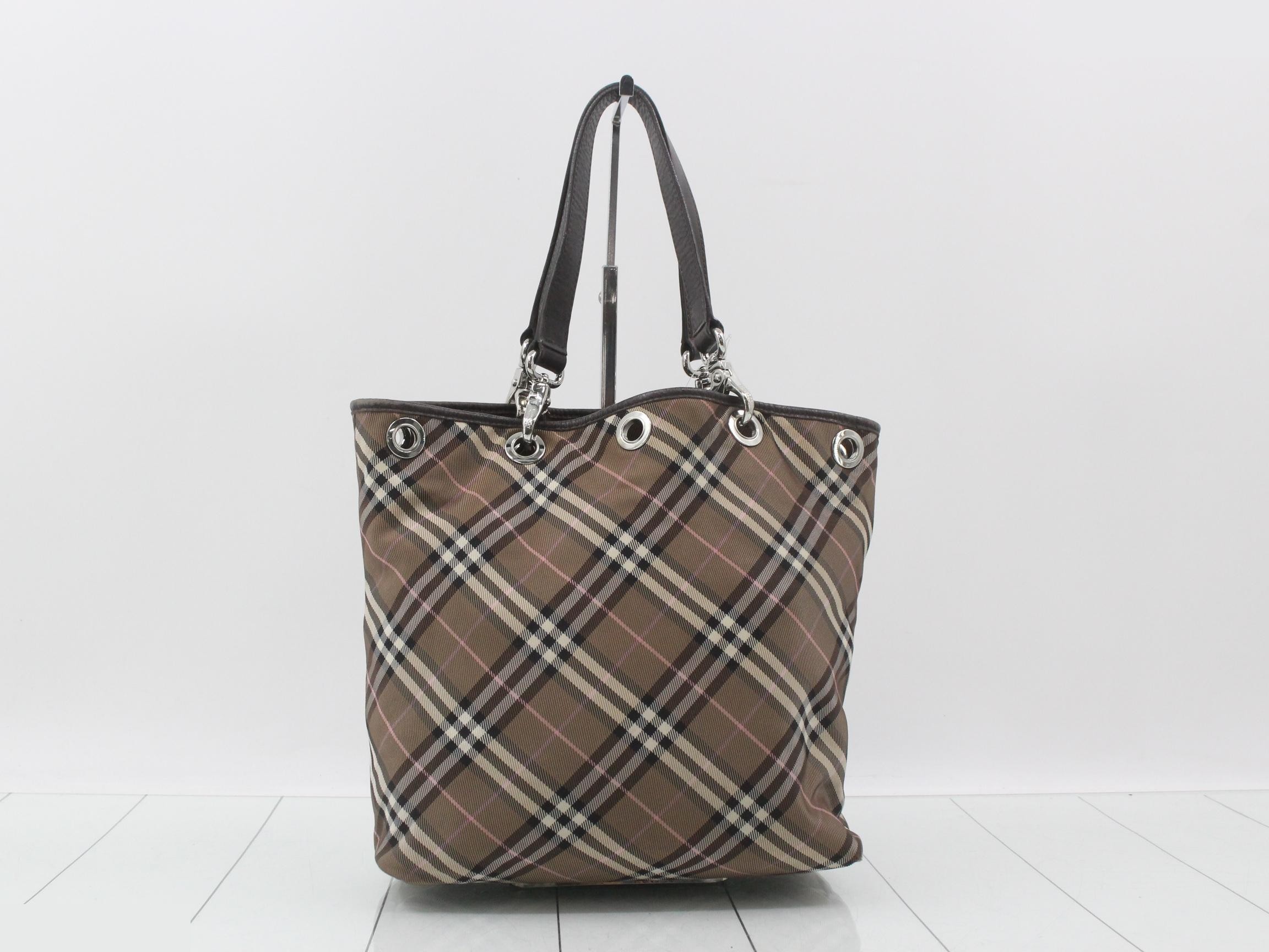 Reversible Nova Check Brown W35 H31 D11 — view 2