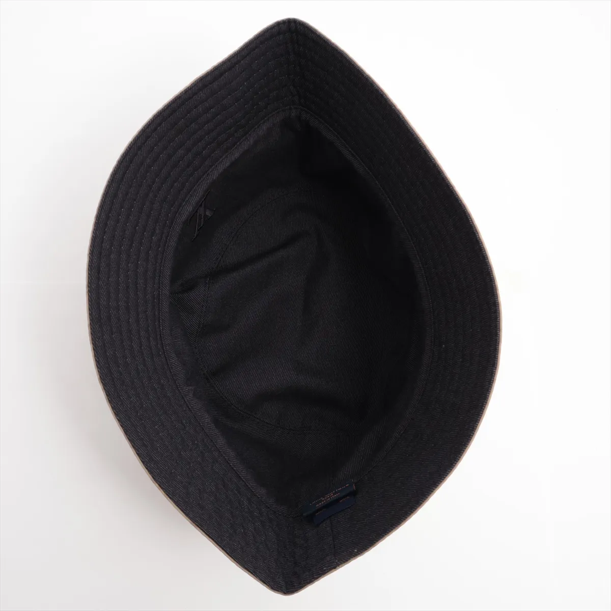 Chapeau Monogram Rain WA3272 Hat, Nylon, Khaki x Green. Shows signs of wear, — view 4