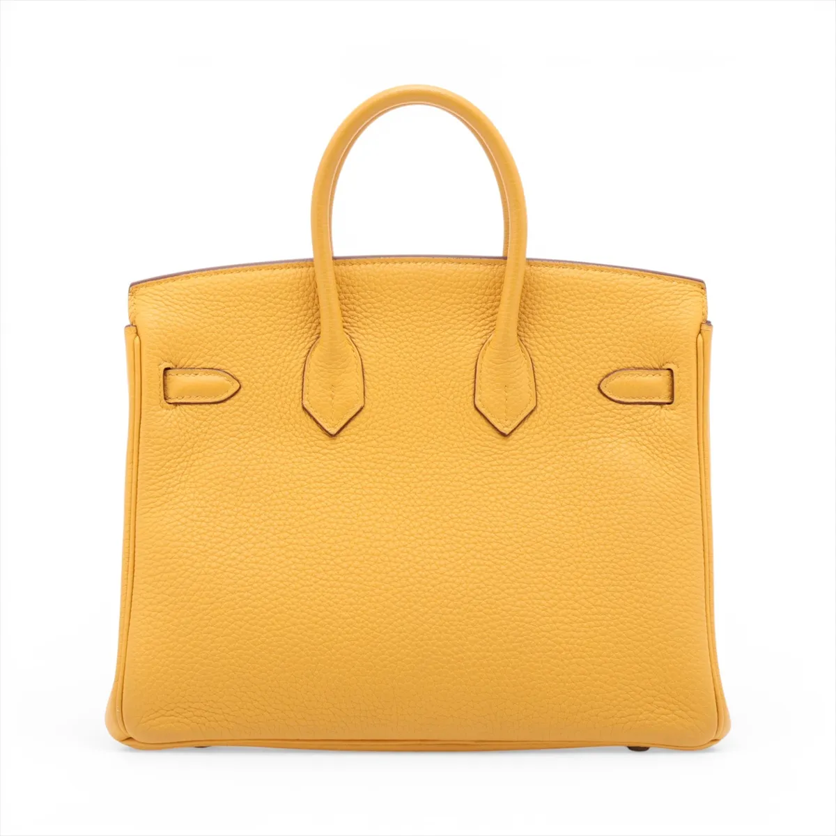 [Individually packaged] Hermes Birkin 25 Retourne Togo Jaune Ambre Silver Hardware Y: 2020 — view 2