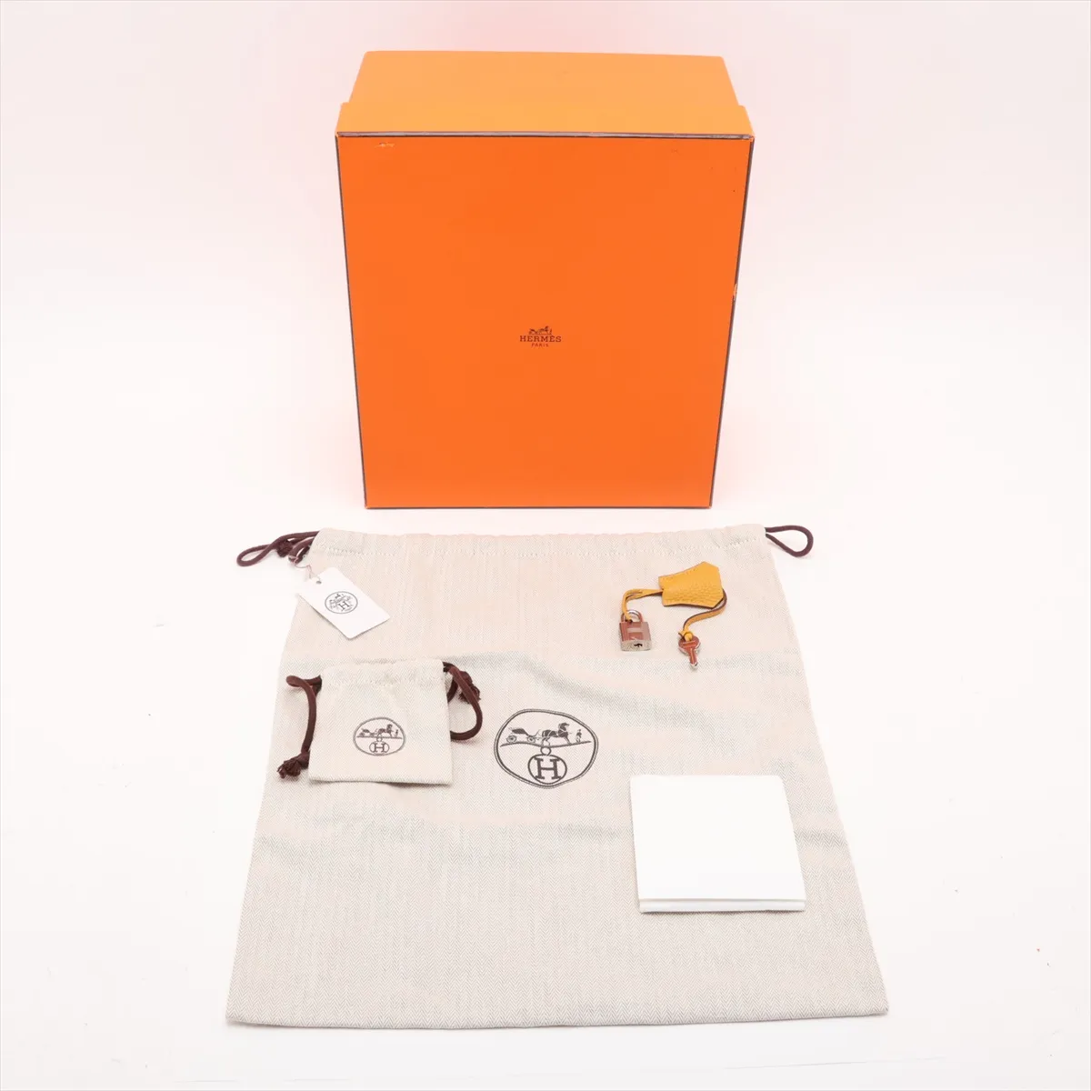 [Individually packaged] Hermes Birkin 25 Retourne Togo Jaune Ambre Silver Hardware Y: 2020 — view 11