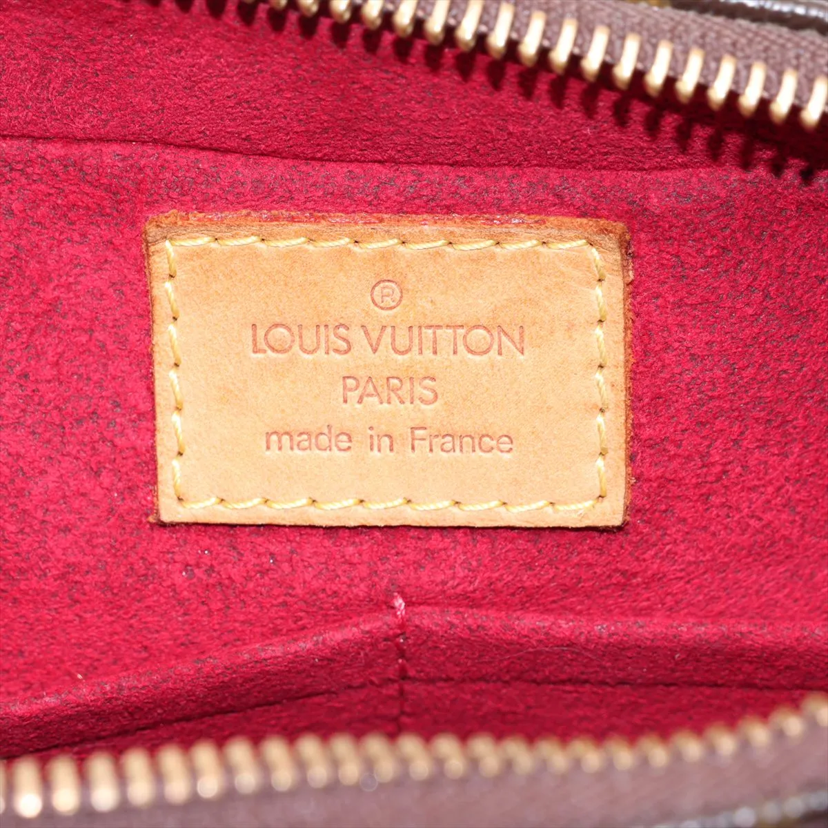 Monogram Vivacite MM M51164 Brown, various parts of the vachetta leather have been repaired by an aftermarket company. — view 11