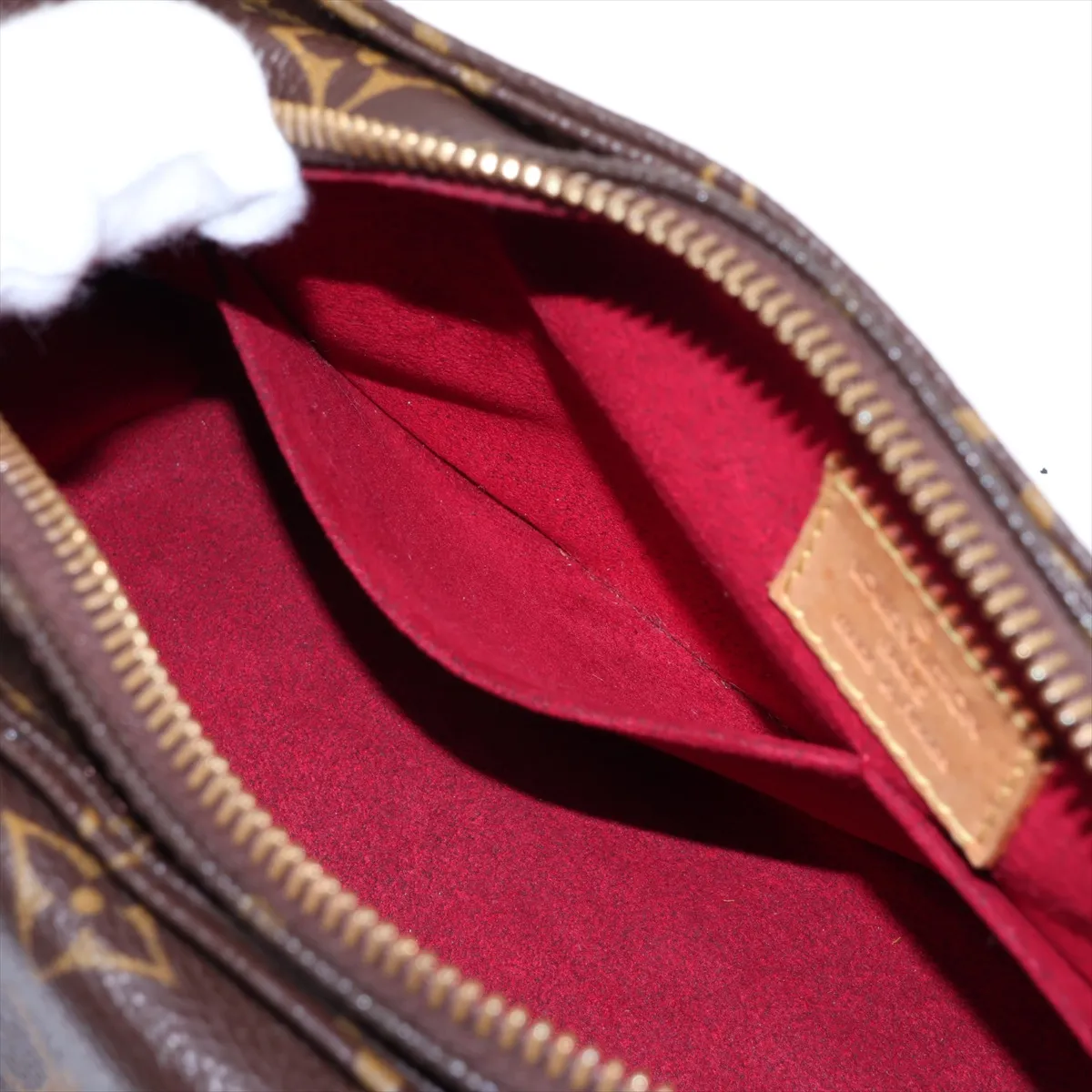 Monogram Vivacite MM M51164 Brown, various parts of the vachetta leather have been repaired by an aftermarket company. — view 8