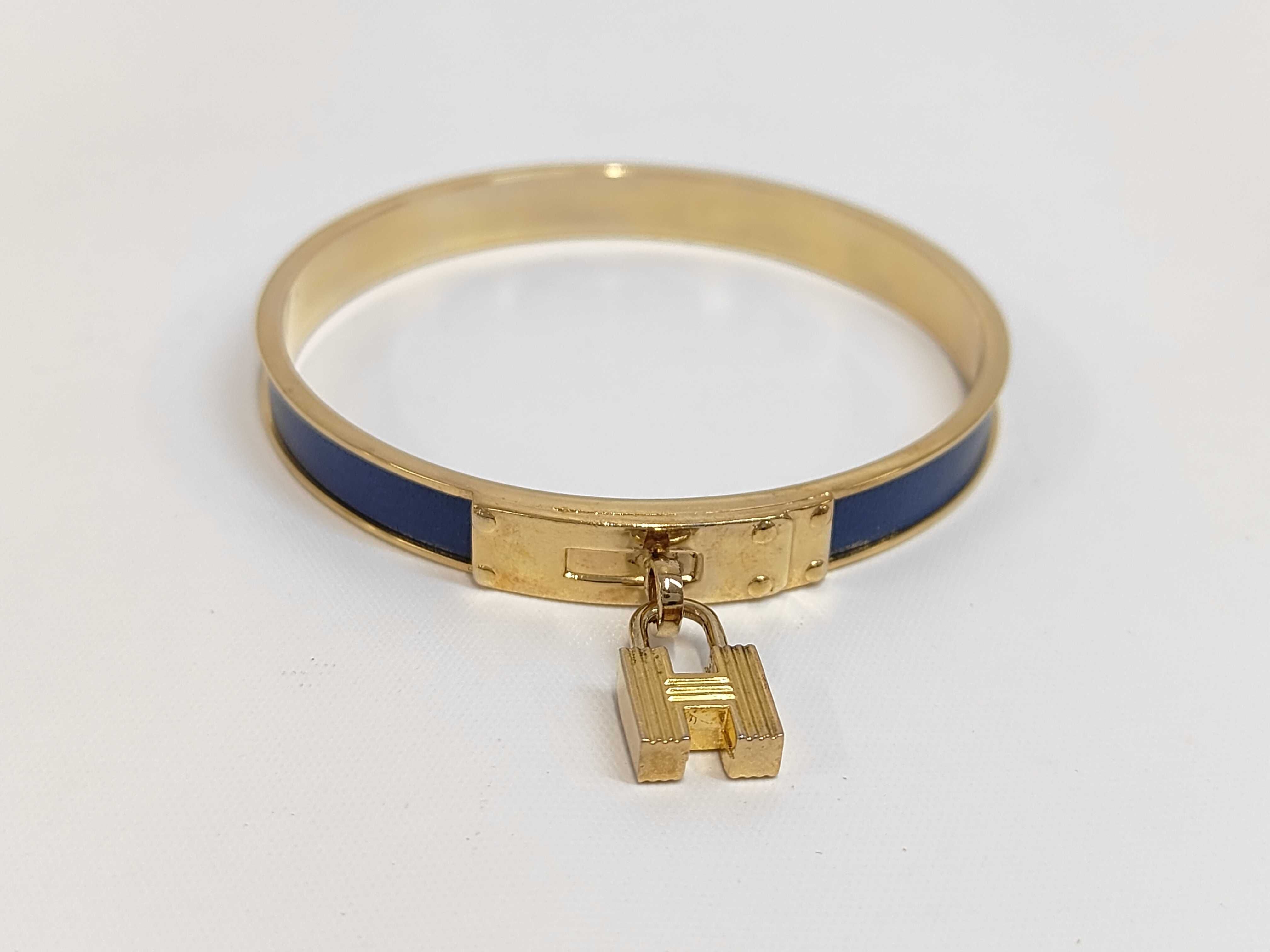 Kelly Bangle Gold x Blue Bracelet/Bangle