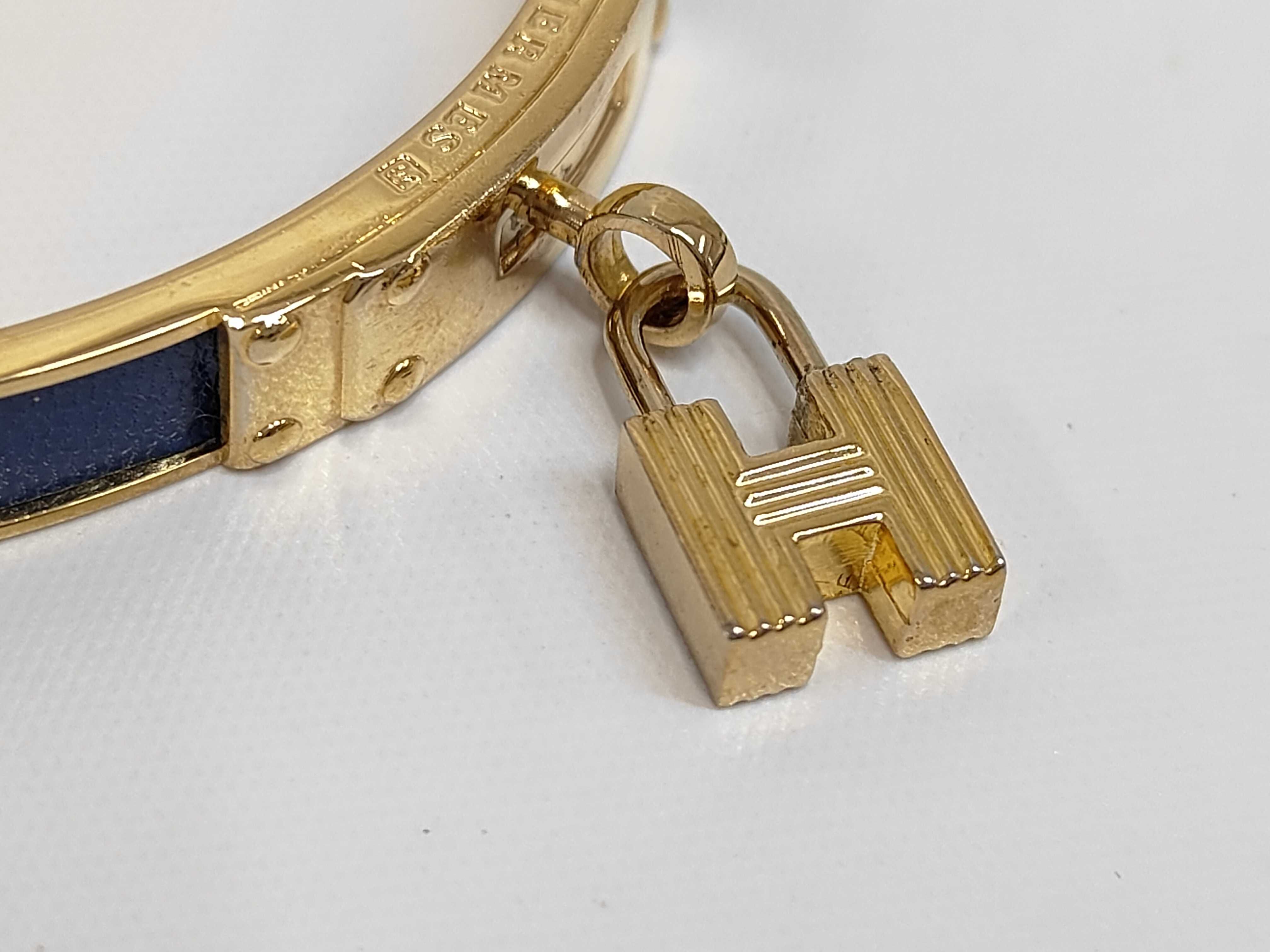 Kelly Bangle Gold x Blue Bracelet/Bangle — view 5