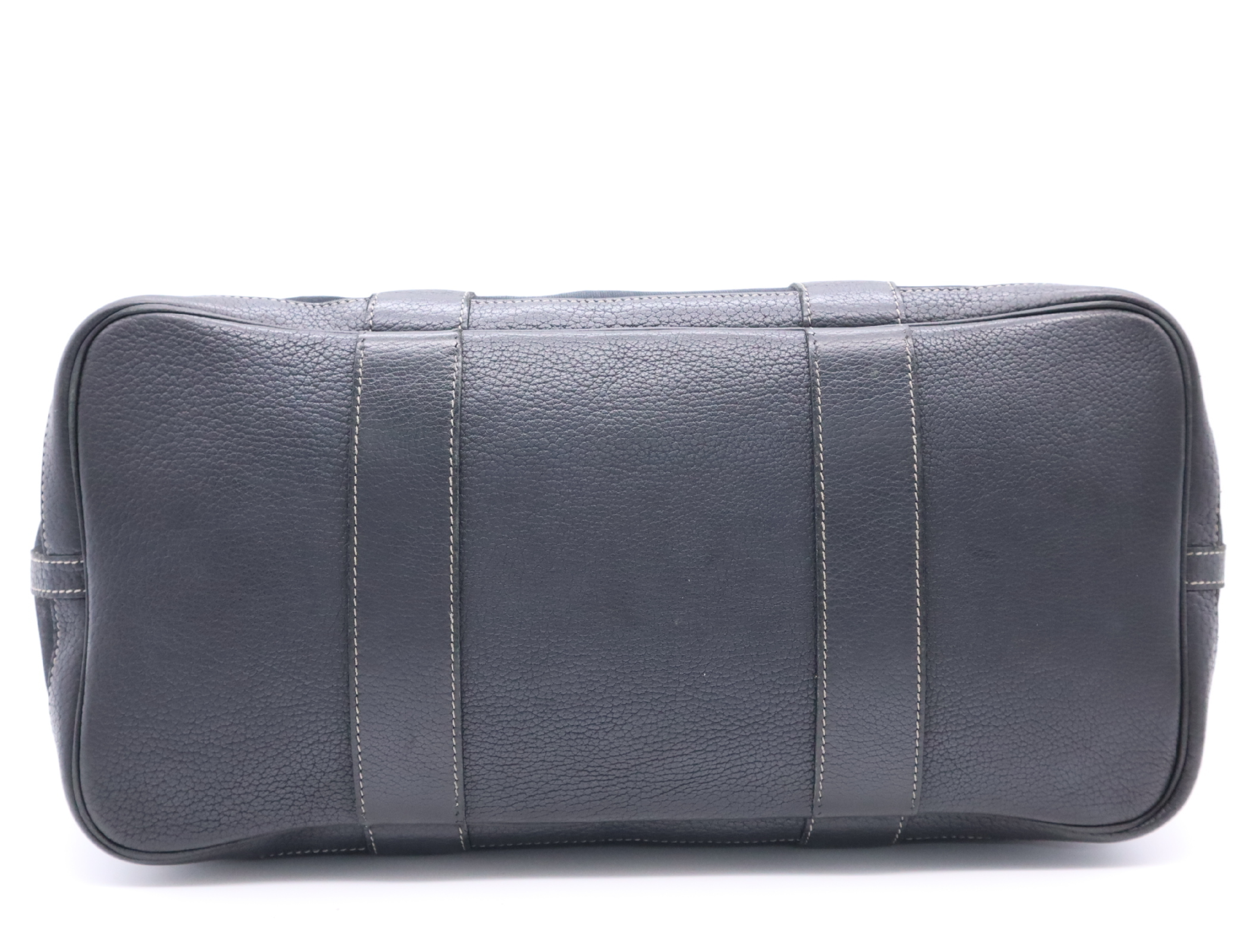 Leather Garden Party Tote Bag, Black, Silver Hardware, with Dust Bag, T Stamp, 2015 — view 4