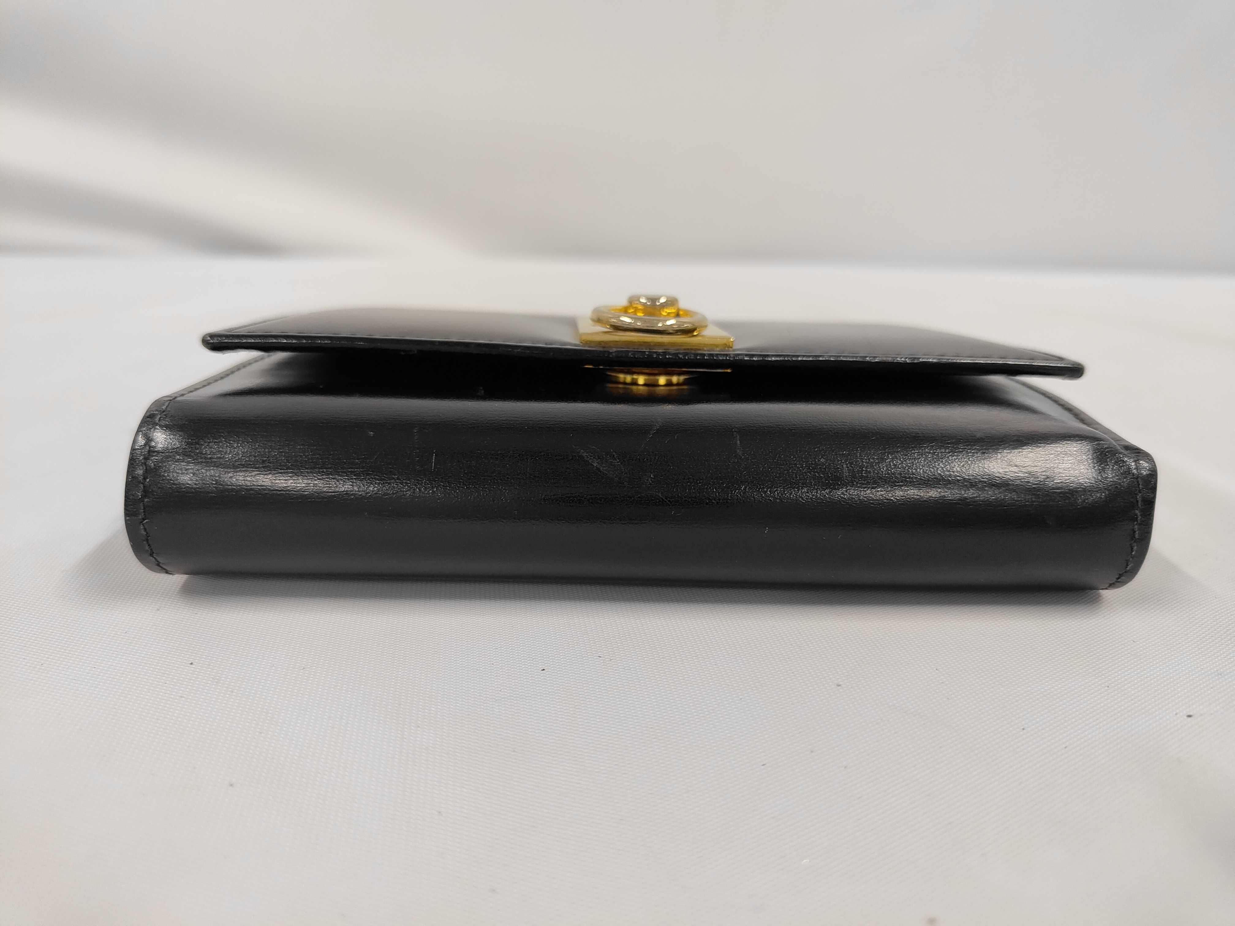 Gancini Leather Tri-fold Wallet — view 3