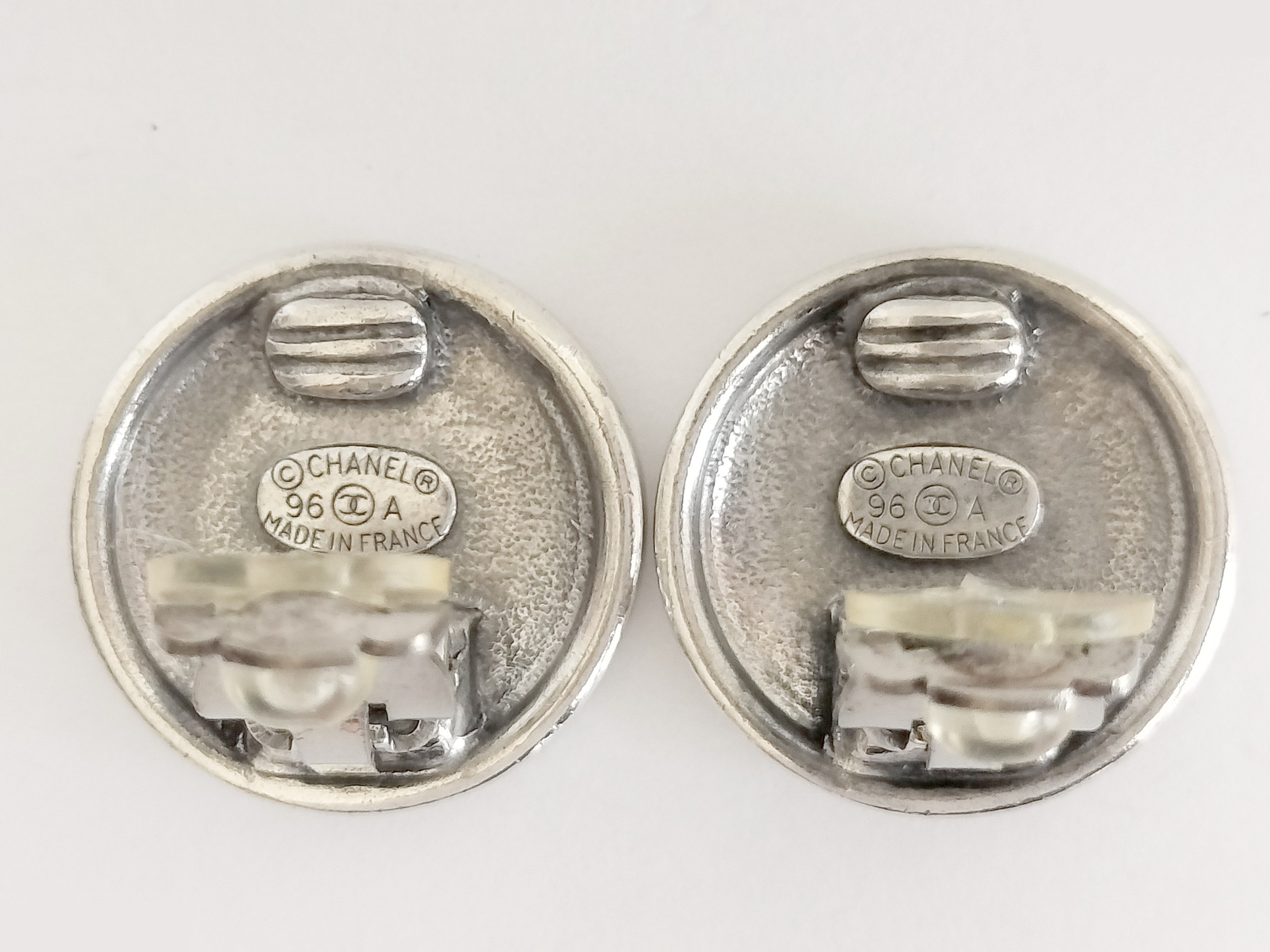 Coco Black Silver Earrings — view 2