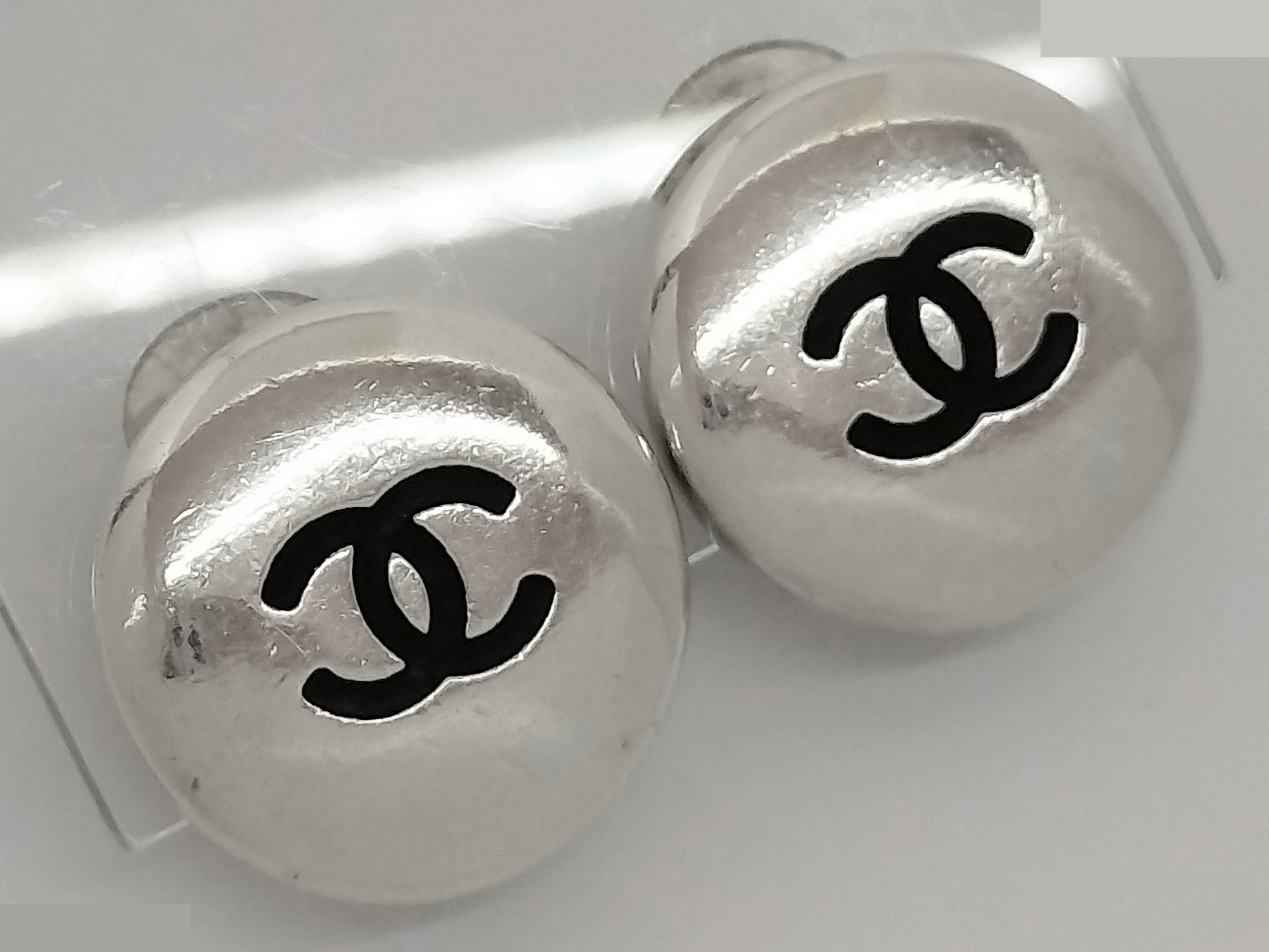 Coco Black Silver Earrings — view 5